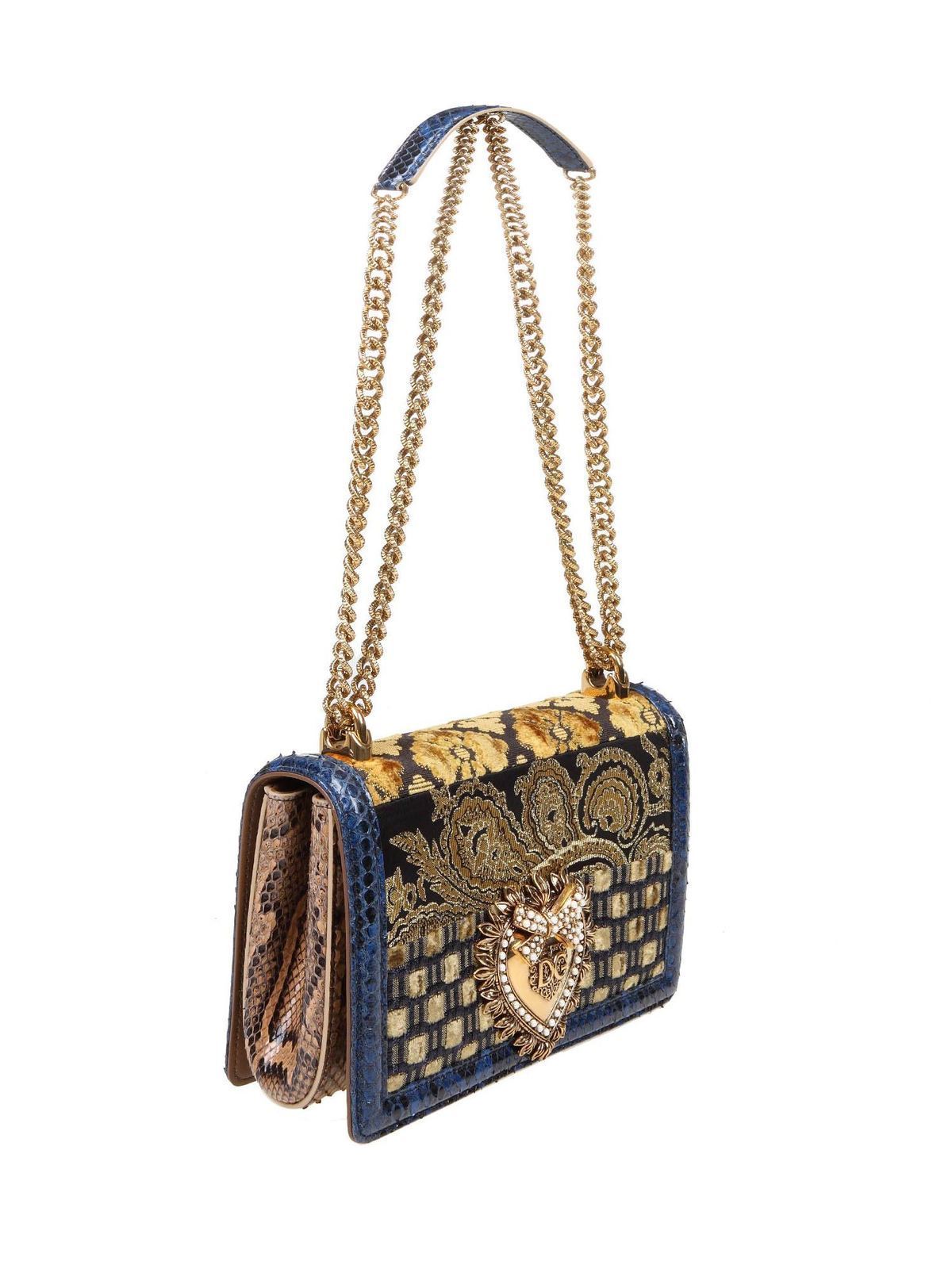 Shoulder bags Dolce & Gabbana - Devotion Patchwork bag - BB6652A2X328J626