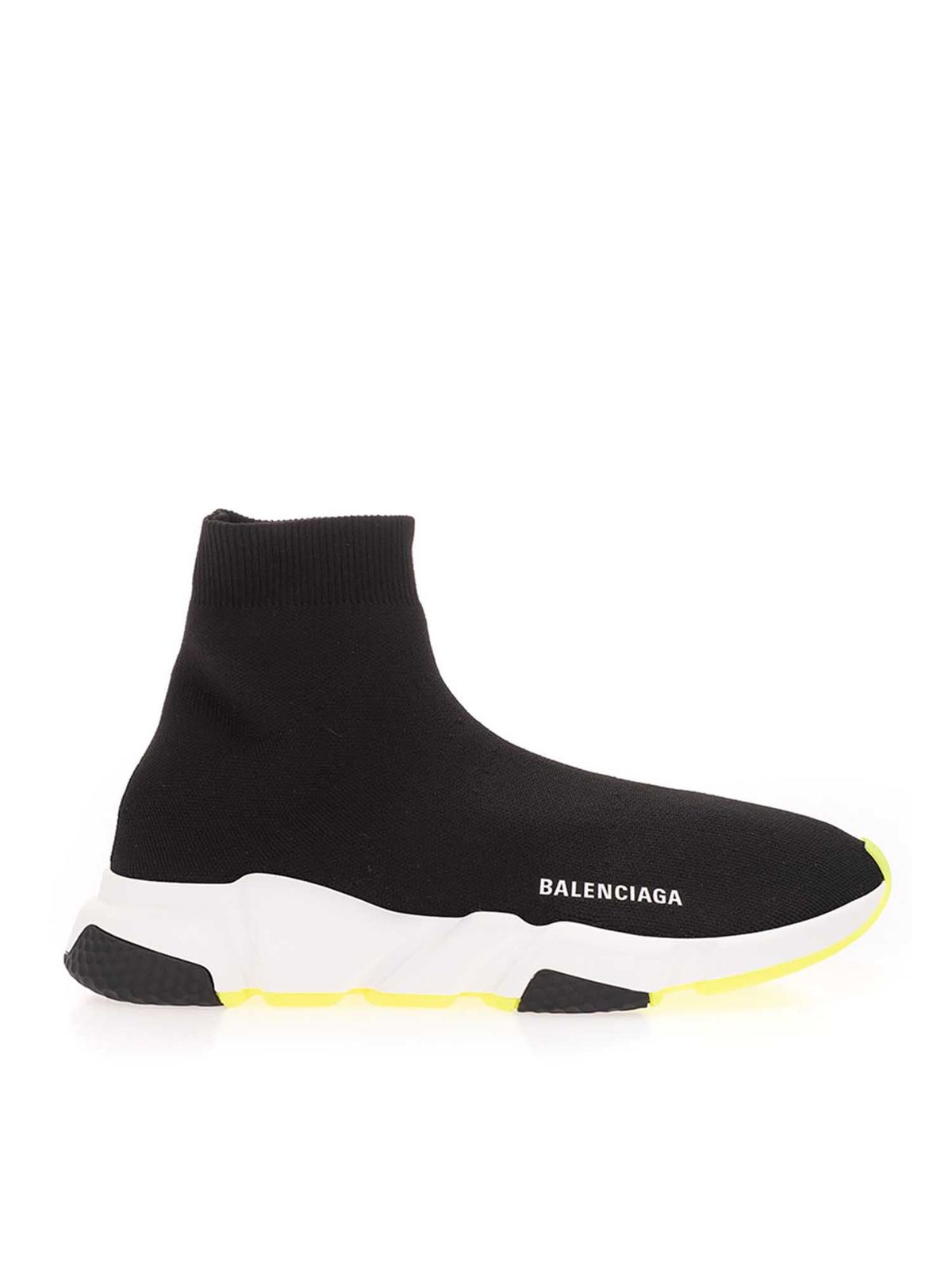 Trainers Balenciaga - Speed Recycled sneakers in black - 645056W2DB91016