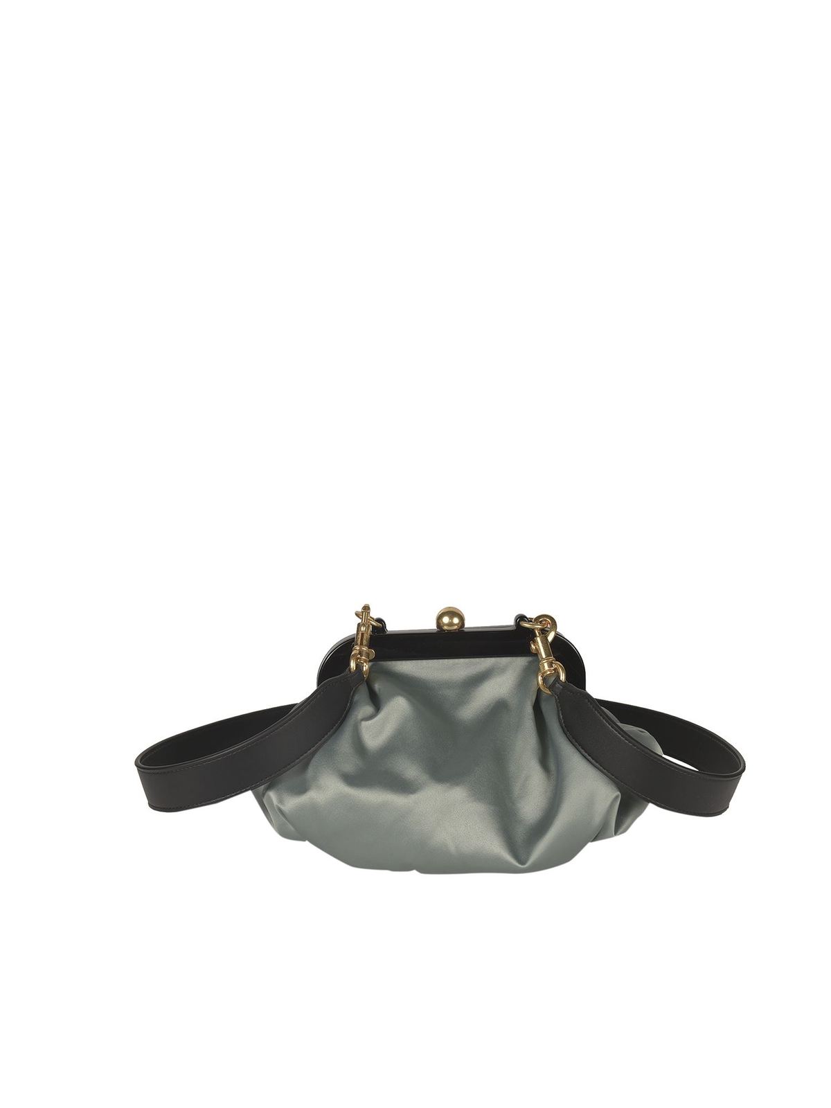 SEE BY CHLOÉ TILLY SMALL CLUTCH BAG IN MISTY FOREST COLOR