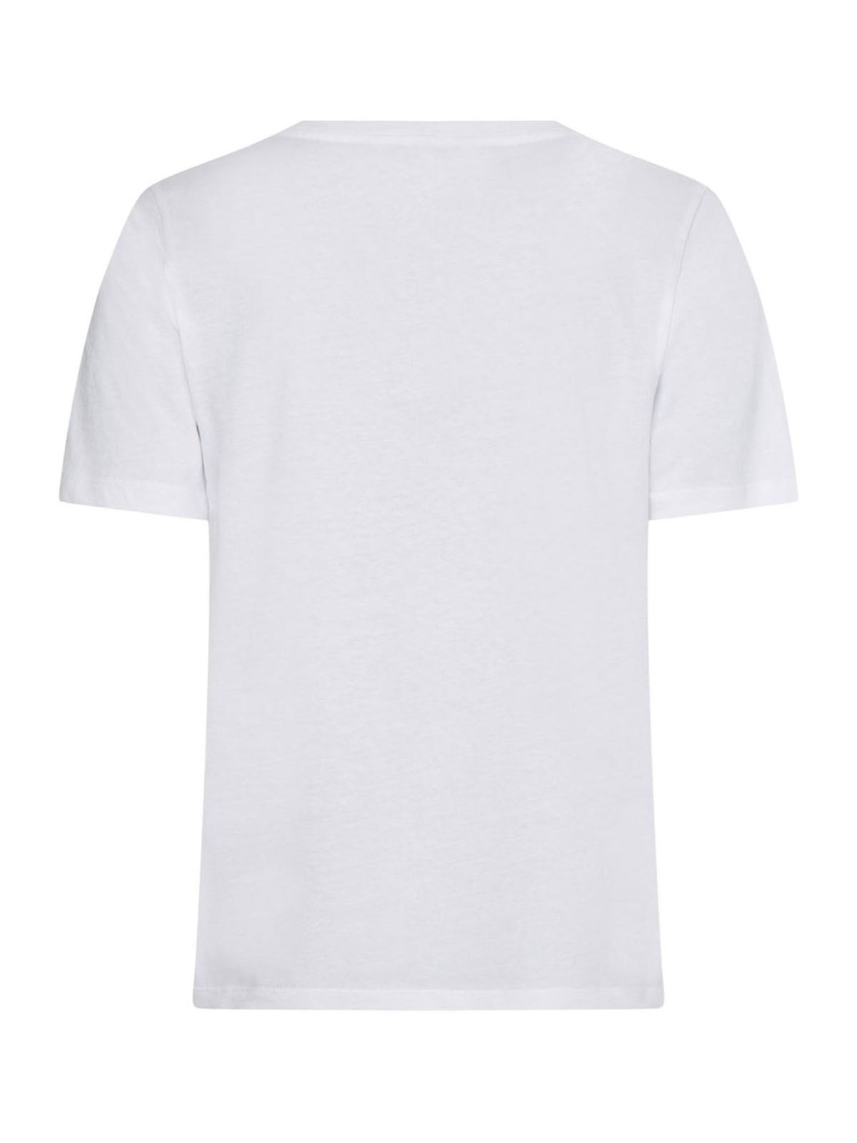 Tommy Hilfiger - Rhinestones logo t-shirt in white - t-shirts ...