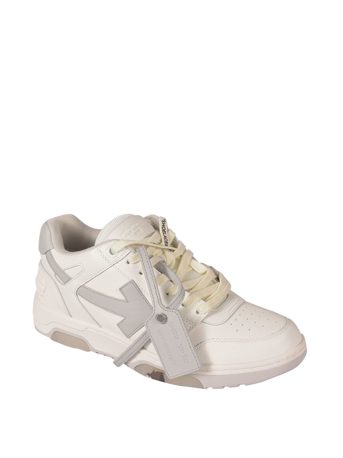 Trainers Off-White - Out Of Office sneakers in white and gray ...