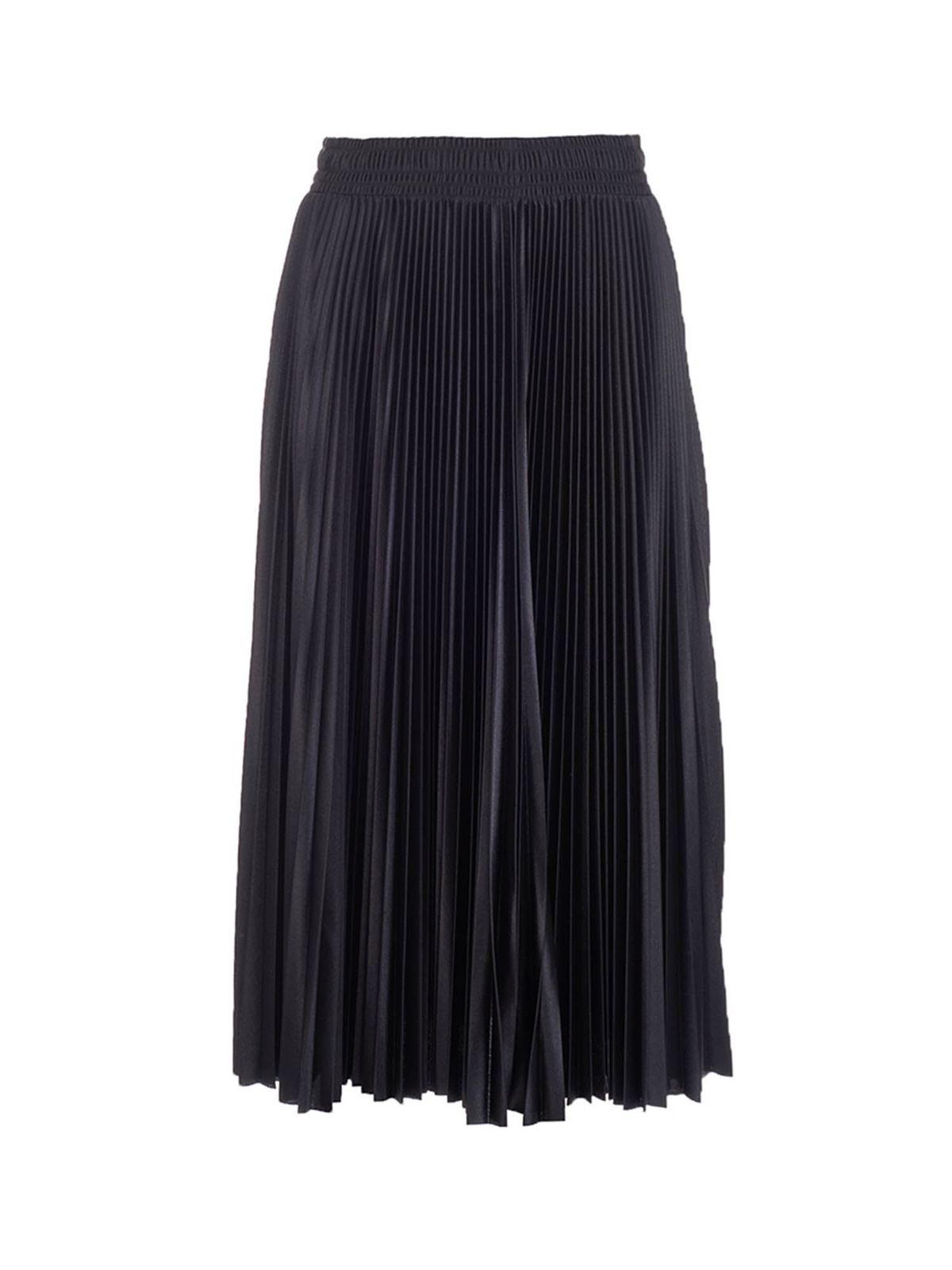 Balenciaga - Pleated Tracksuit skirt in black - Knee length skirts ...