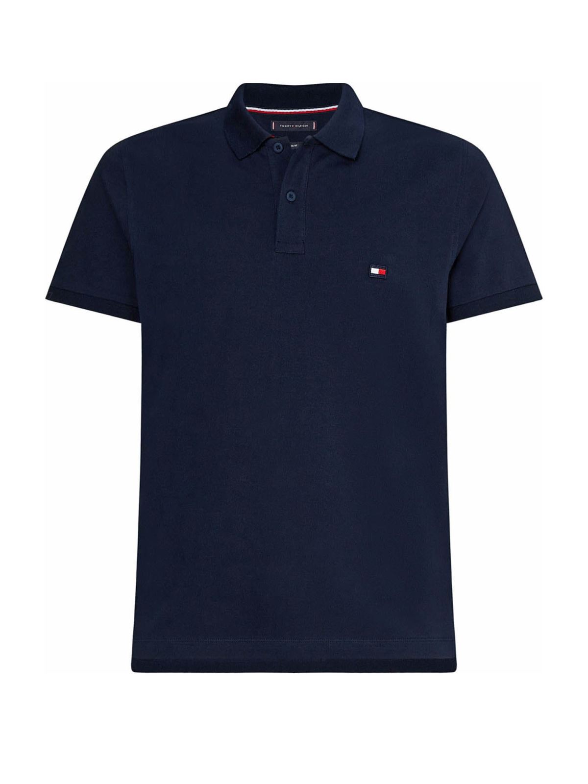 TOMMY HILFIGER SLIM FIT POLO SHIRT IN BLUE