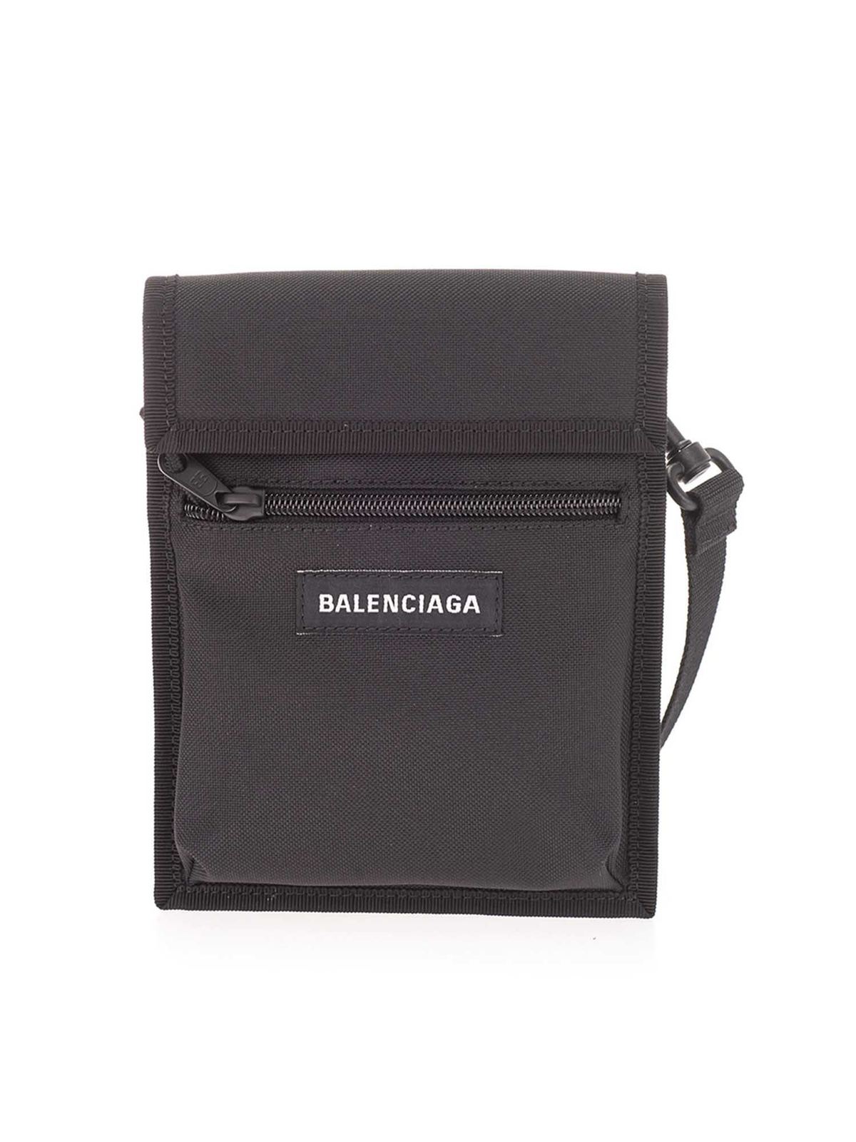 black balenciaga cross body bag