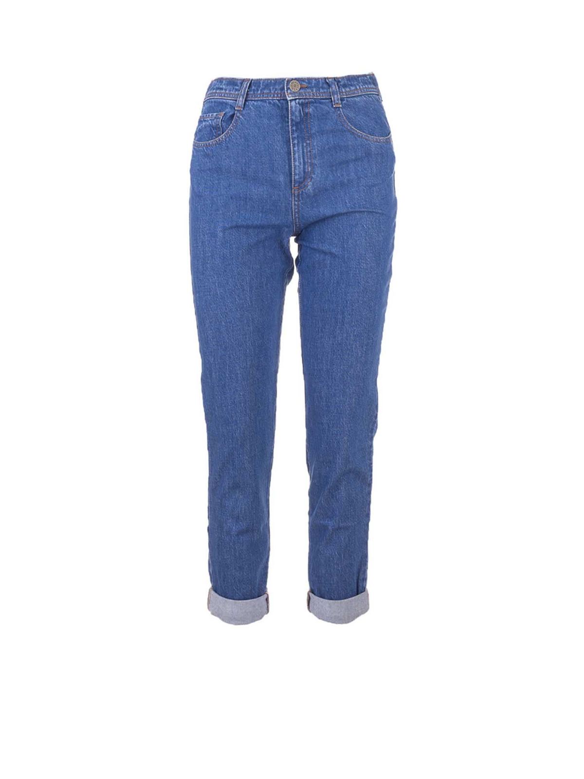 GUCCI BUTTERFLY JEANS IN BLUE BY GUCCI KIDS
