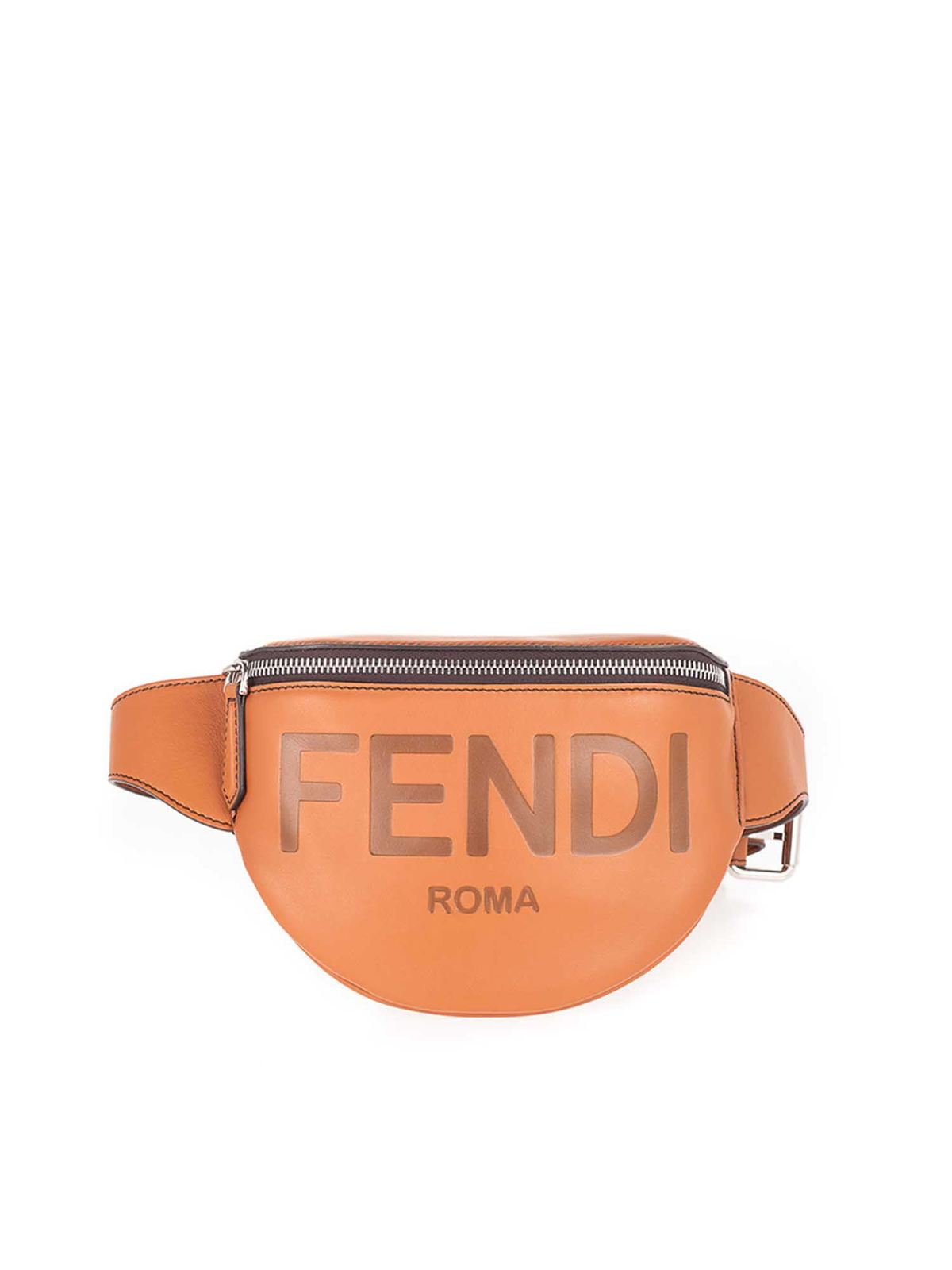 FENDI FENDI ROMA BELT BAG IN BROWN