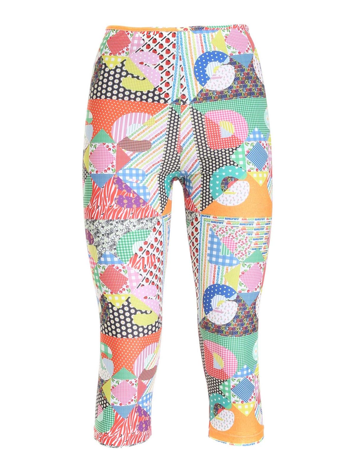 GCDS MULTICOLOR LEGGINGS