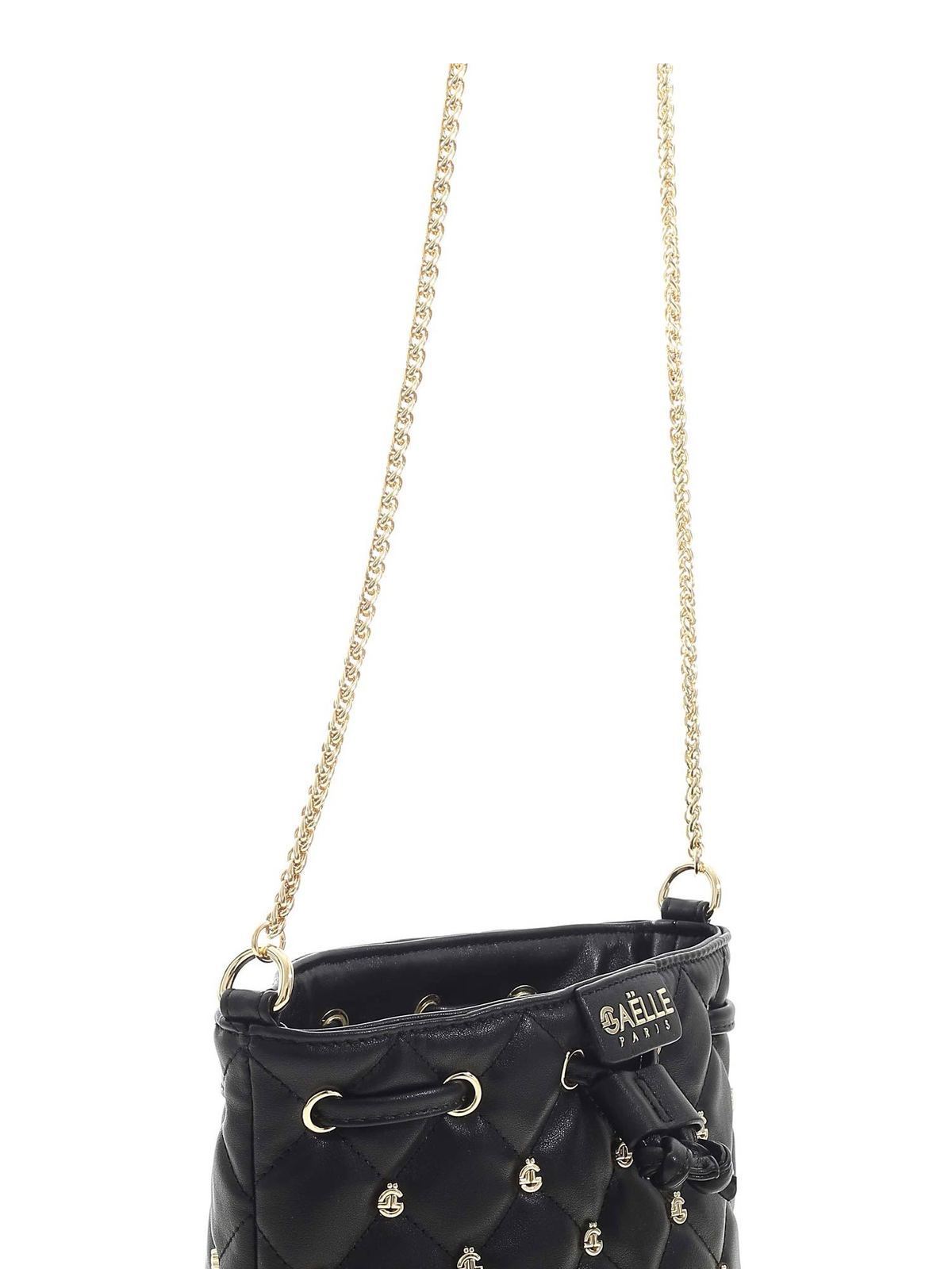 quilted bucket bag