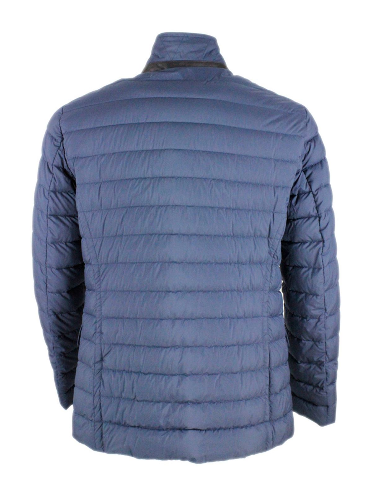 Padded coats Moorer - Zavyer down jacket in blue - ZAVYERS3U044