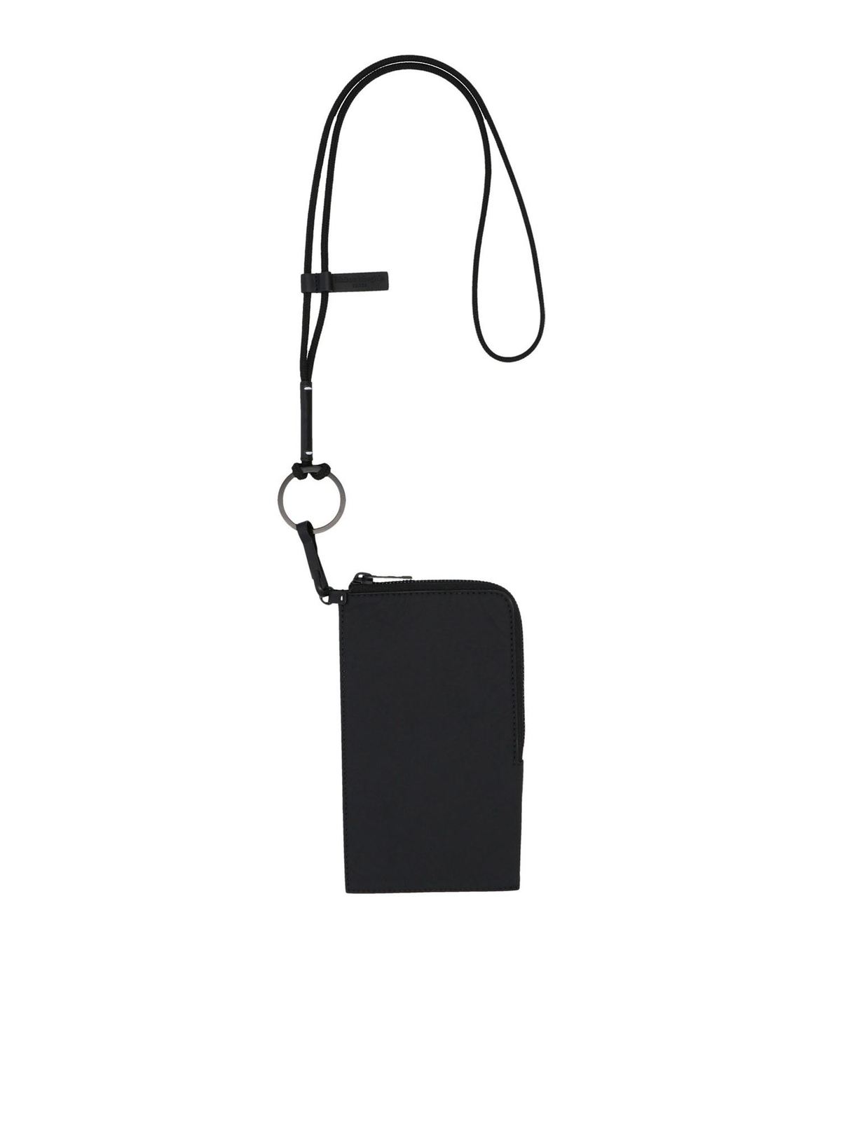 Maison Margiela ‘stitching' Card Holder In Black
