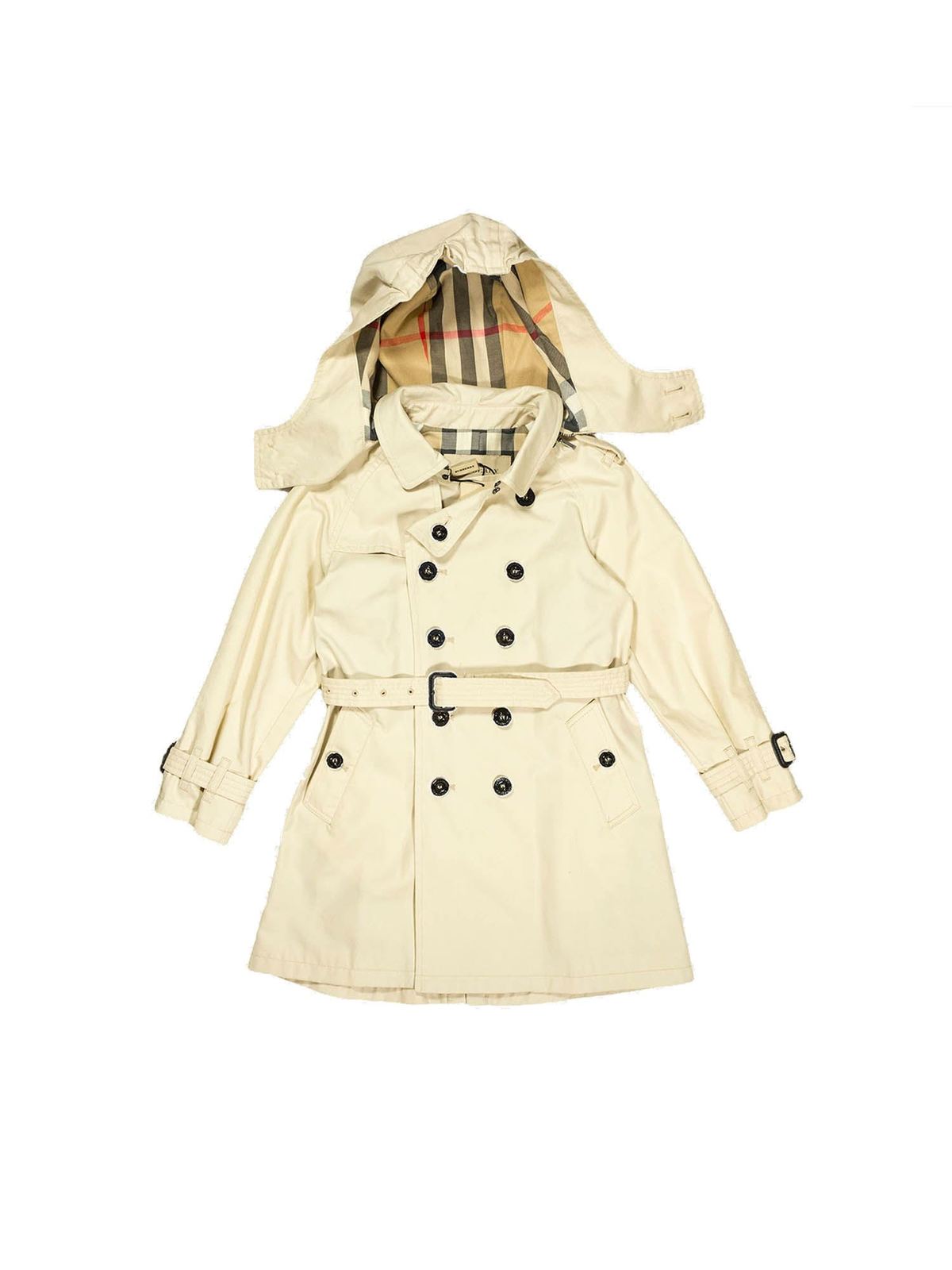 BURBERRY DOUBLE-BREASTED TRENCH COAT IN BEIGE