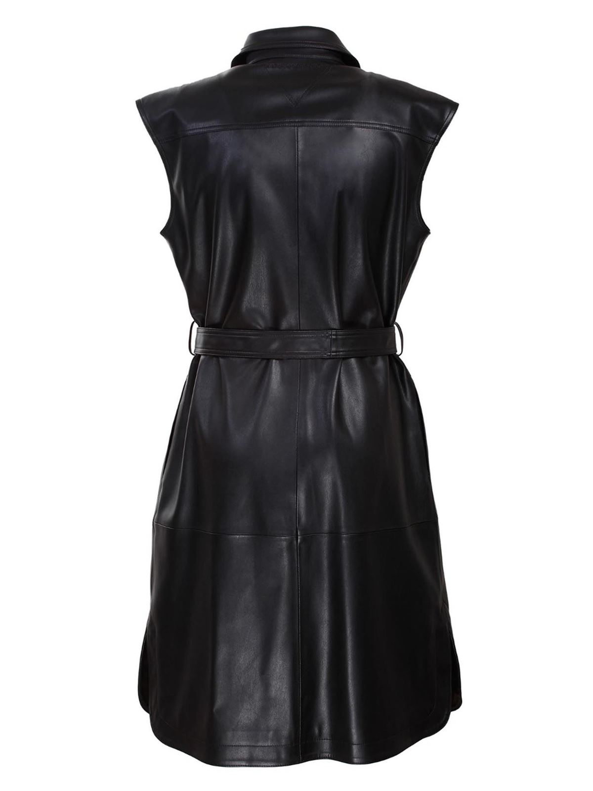 Toestemming Smaak sturen Knee length dresses Karl Lagerfeld - Belt sleeveless dress in black -  211W1308999