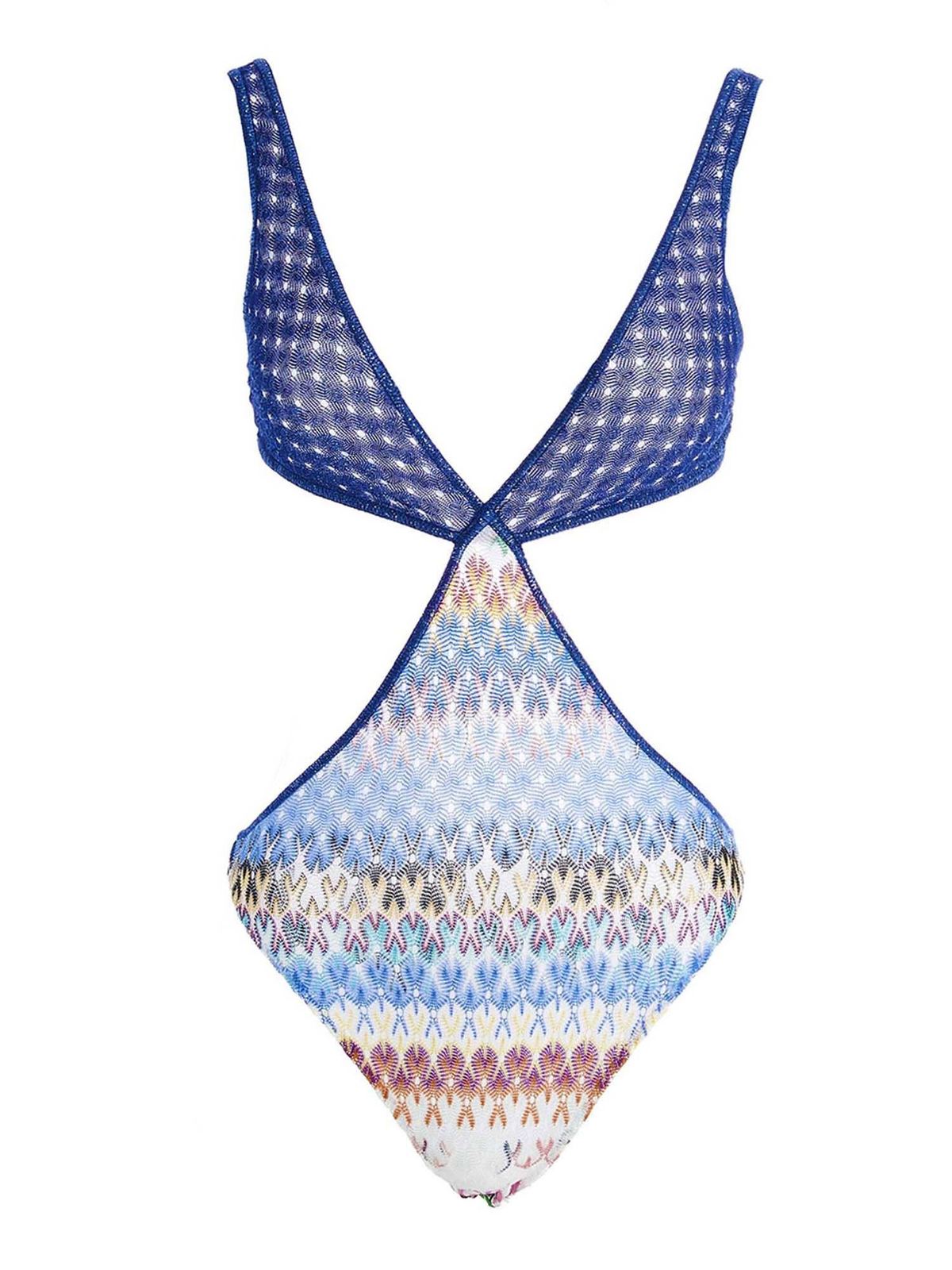 Missoni Trikini Swimsuit In Blue ModeSens