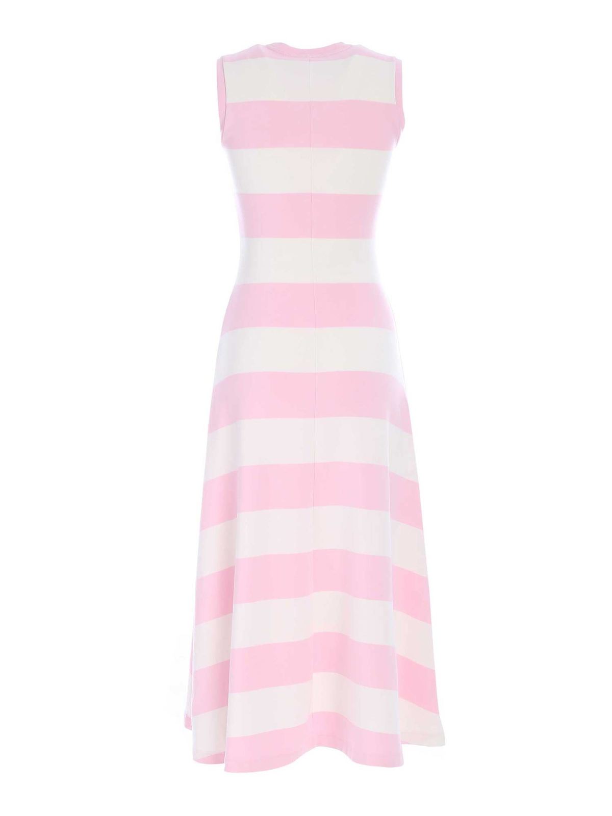 Maxi dresses Polo Ralph Lauren - Striped dress in pink and white -  211838121001