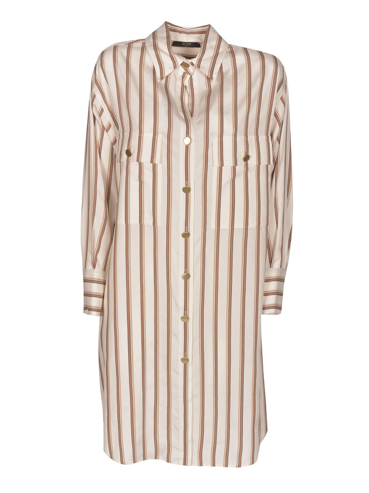 میدی Seventy - Striped shirt dress in 