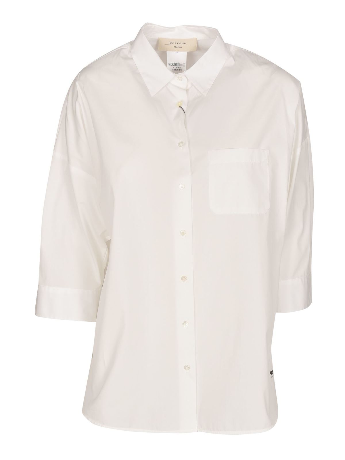 Shirts Weekend Max Mara - Reame shirt in white - 51110711000004