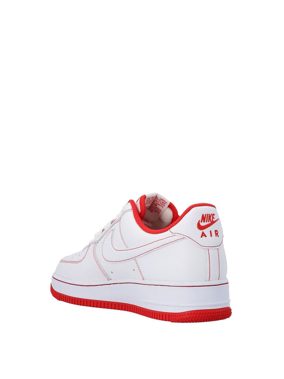Sneakers Air Force 1 07 bianche e rosse