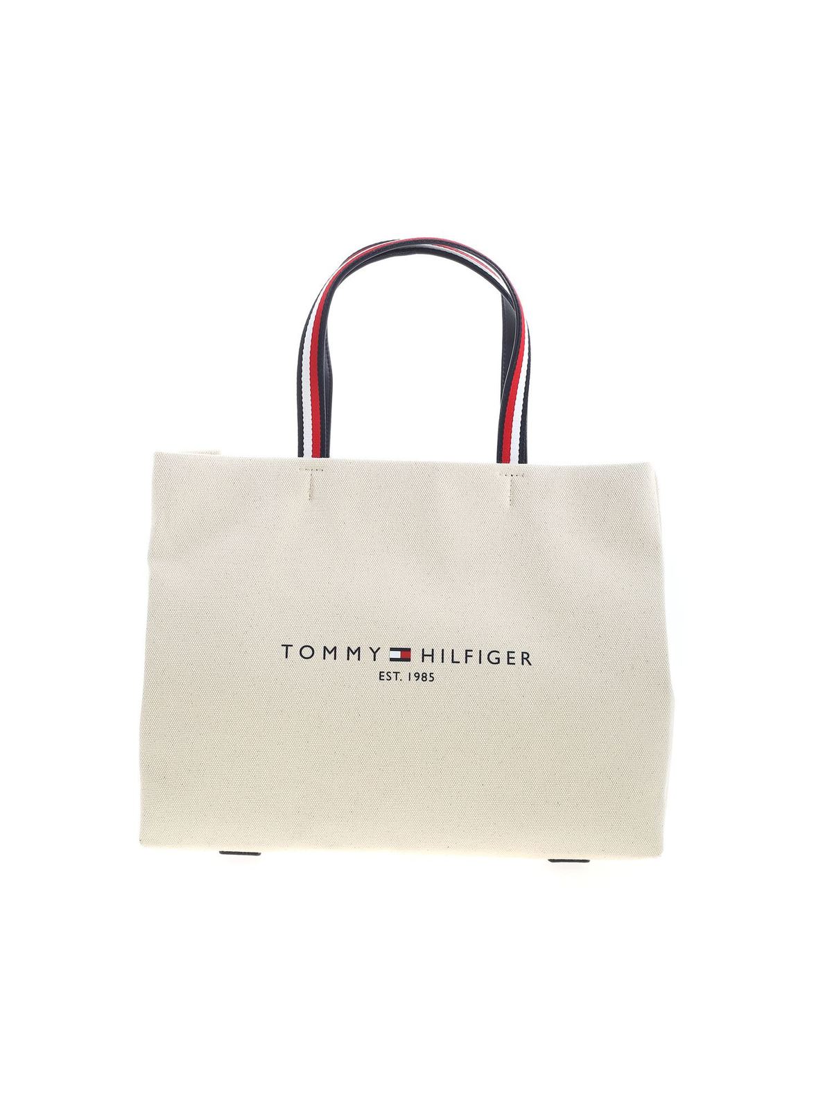 tommy hilfiger logo tote bag