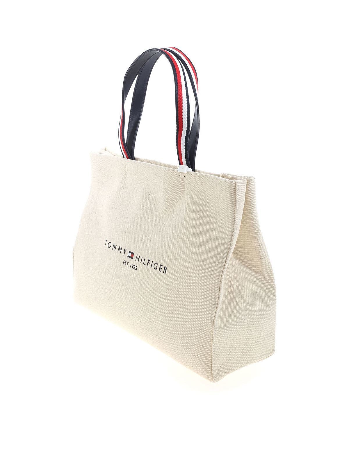 bags Tommy Hilfiger - shopping bag in beige - AW0AW09708ACK