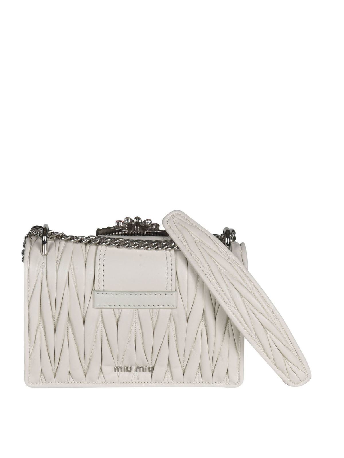 miu miu white bag