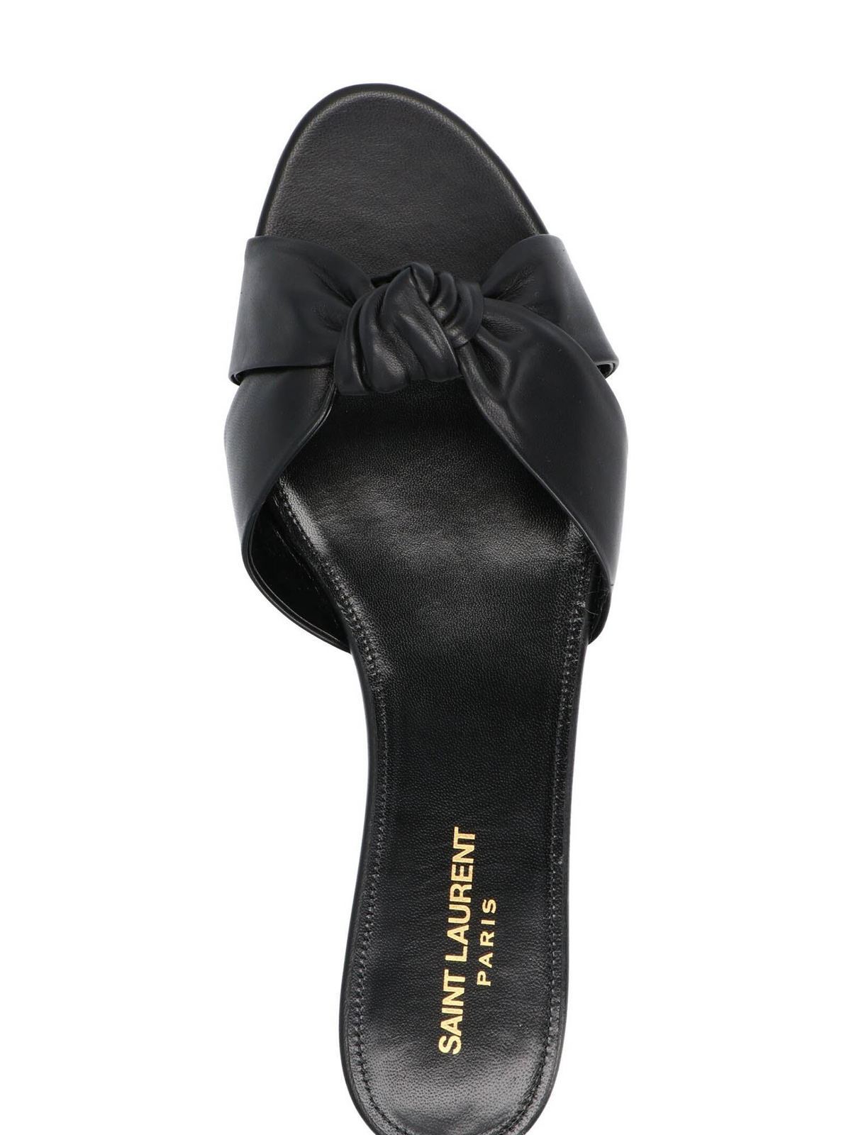 saint laurent bianca flat sandals