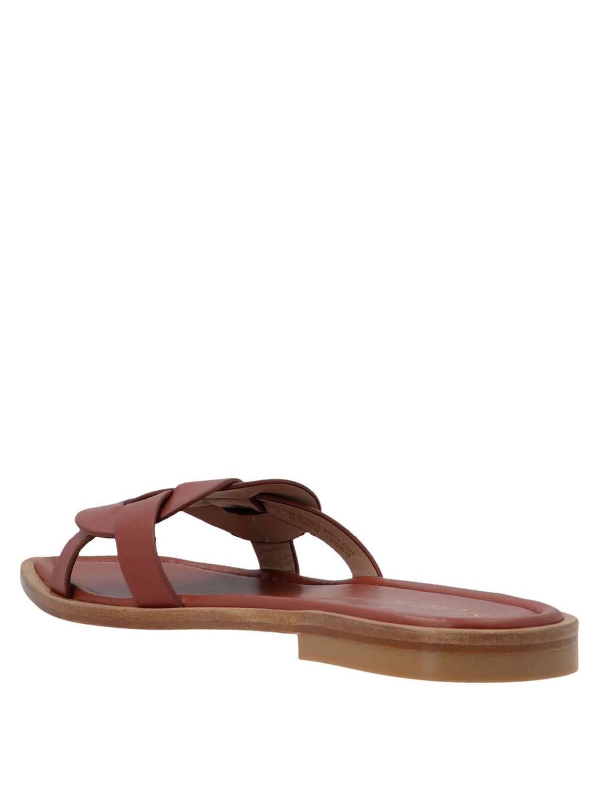 Sandals Stuart Weitzman - Sierra flat sandals in brown ...