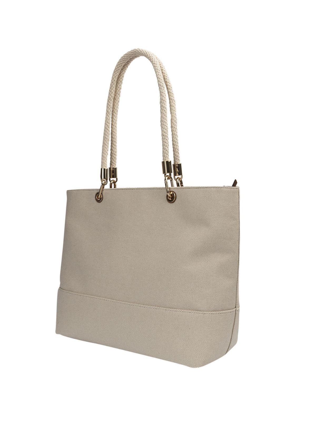 Totes bags Michael Kors - Large Amy tote bag in Natural color -  30S1G2AT3C270