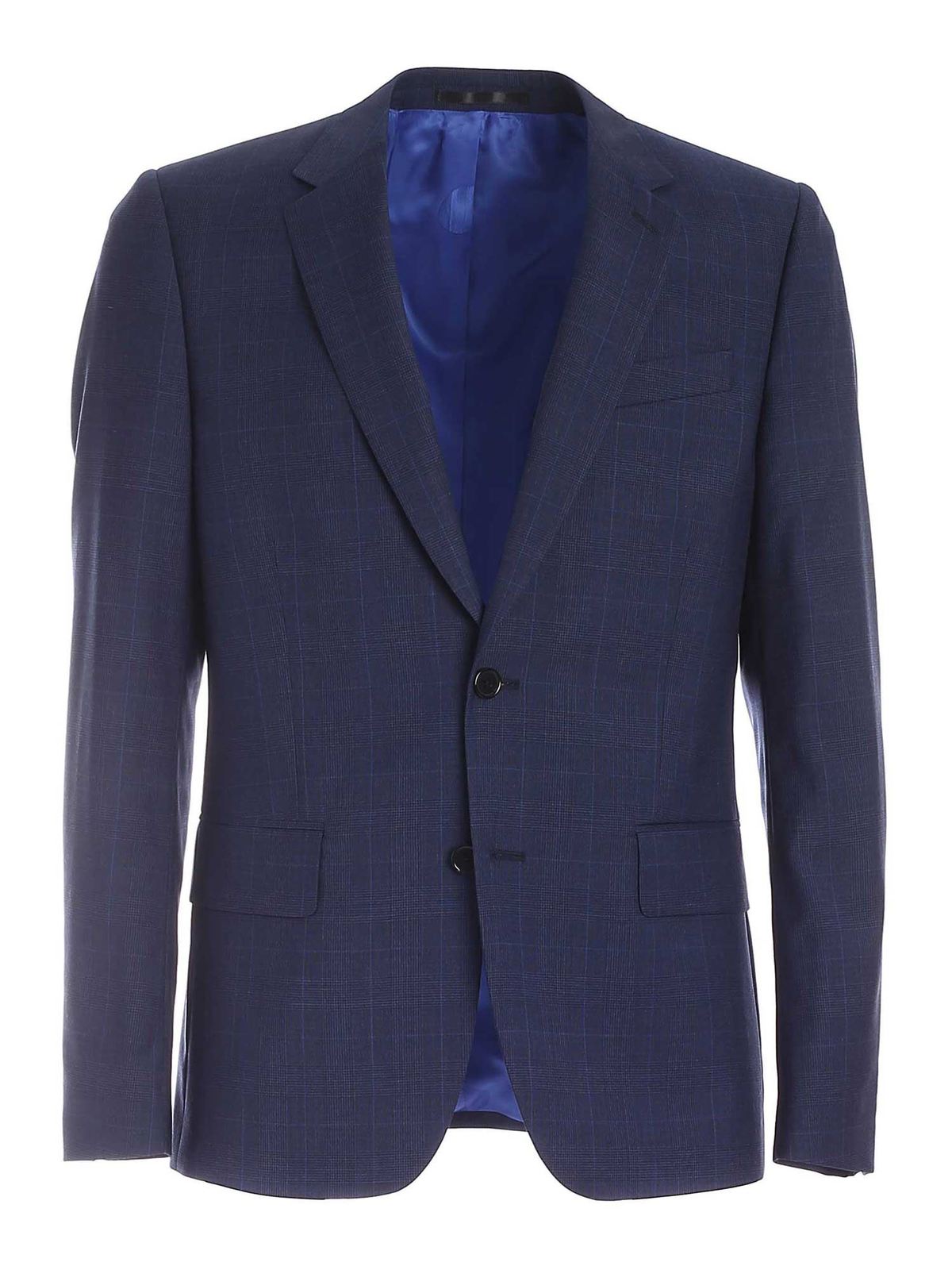 Formal suits Paul Smith - Prince of Galles check suit in blue ...