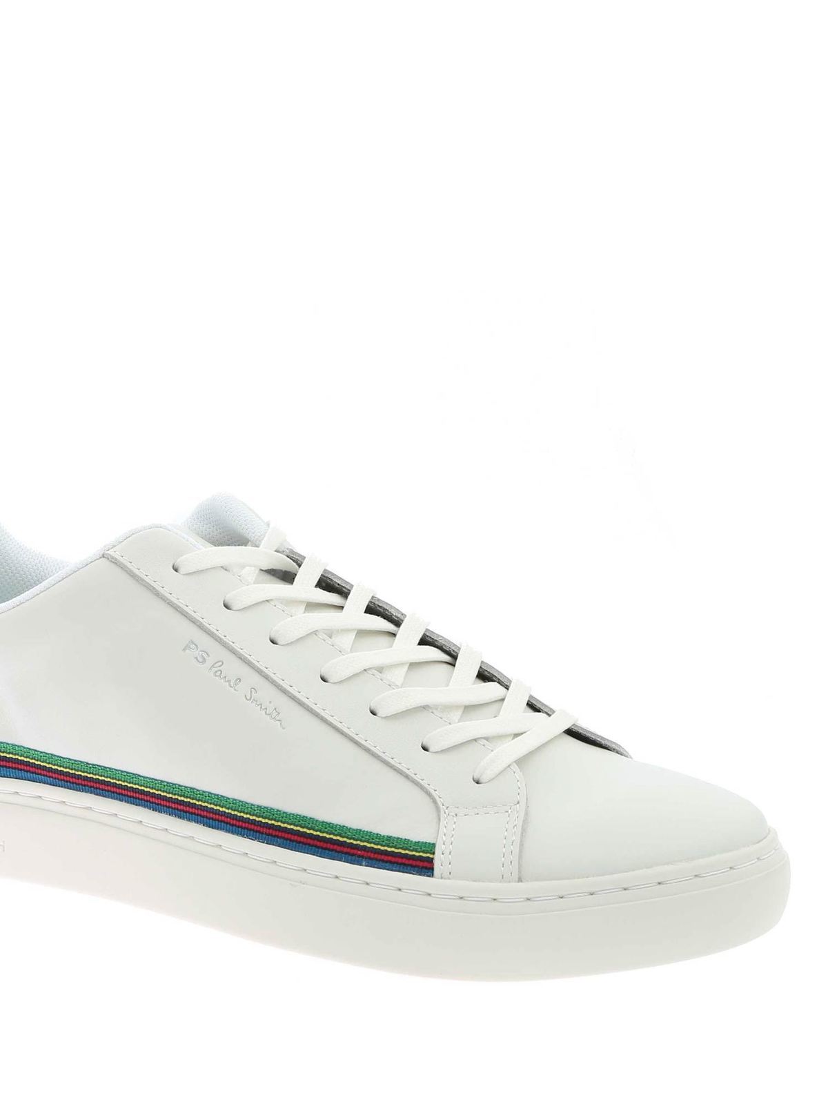 Sneakers Ps by Paul Smith - Sneakers bianche con applicazione a contrasto -  M2SREX37FLEA01
