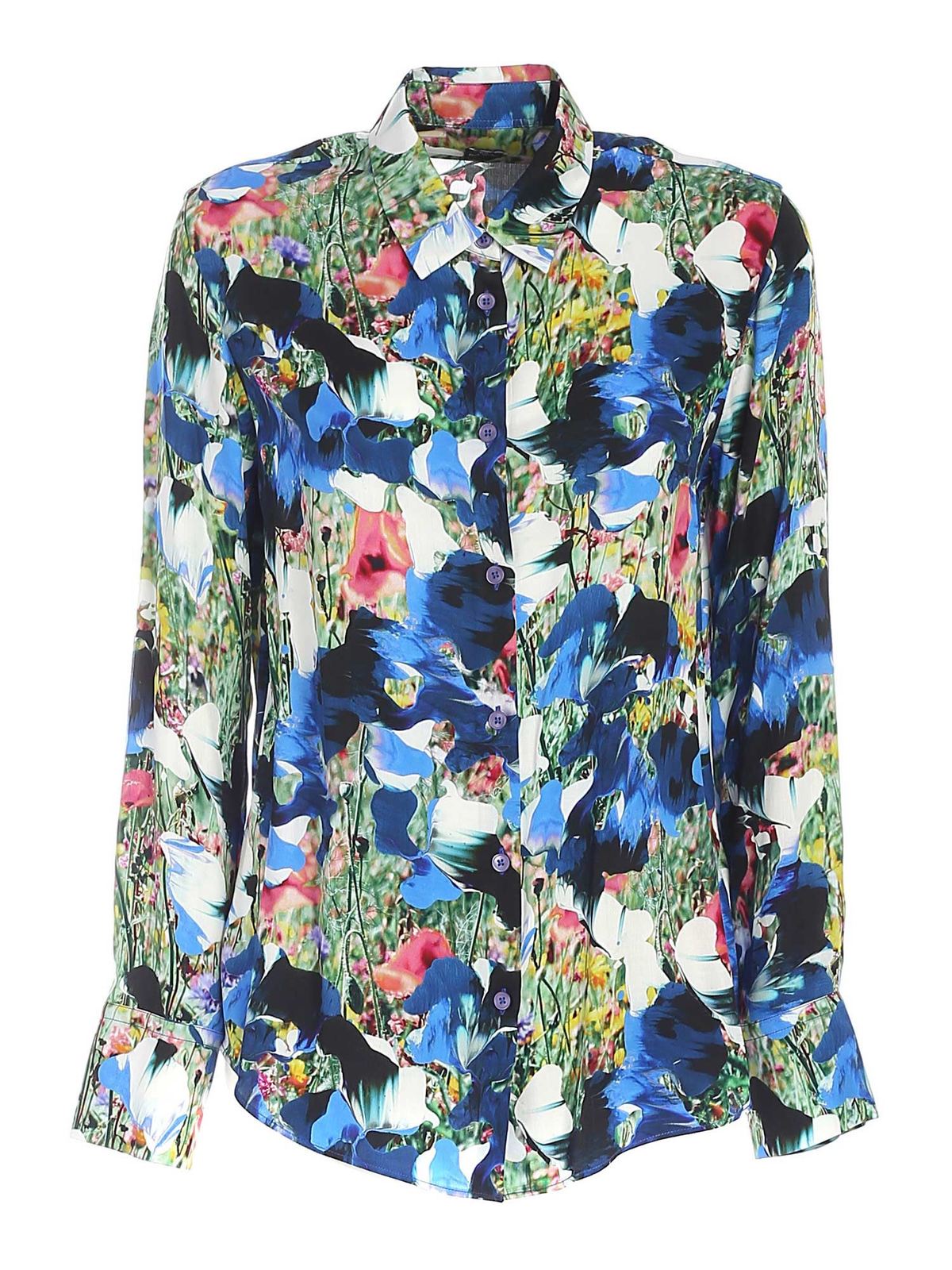 Floral print shirt in multicolor