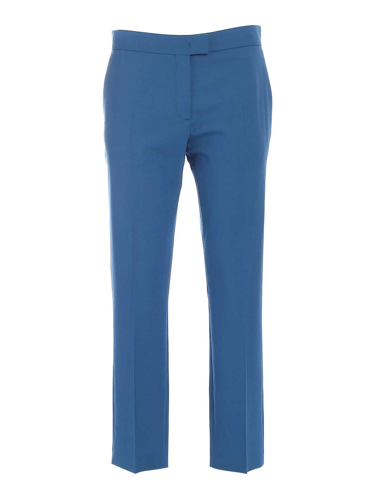 Casual trousers Paul Smith - Ironed crease down the leg pants in blue ...