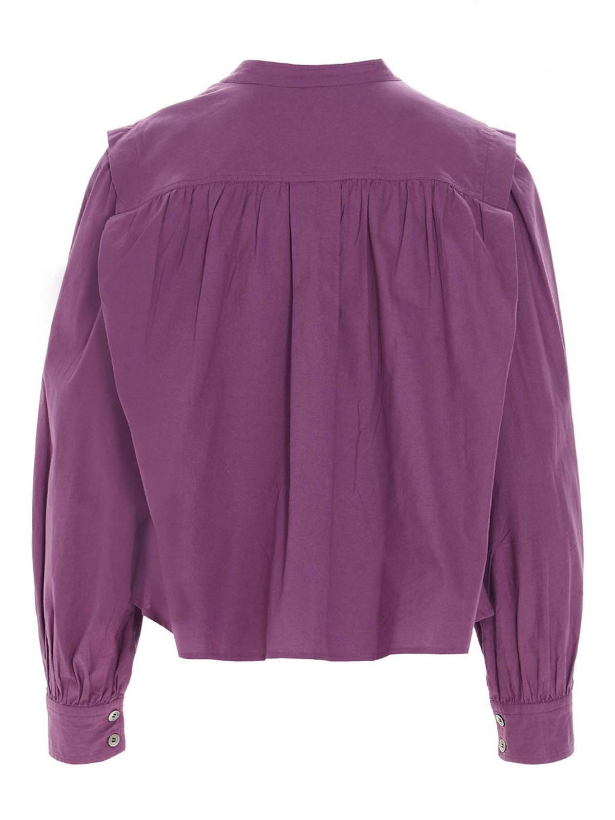 Isabel marant etoile - Okina shirt in purple - shirts ...