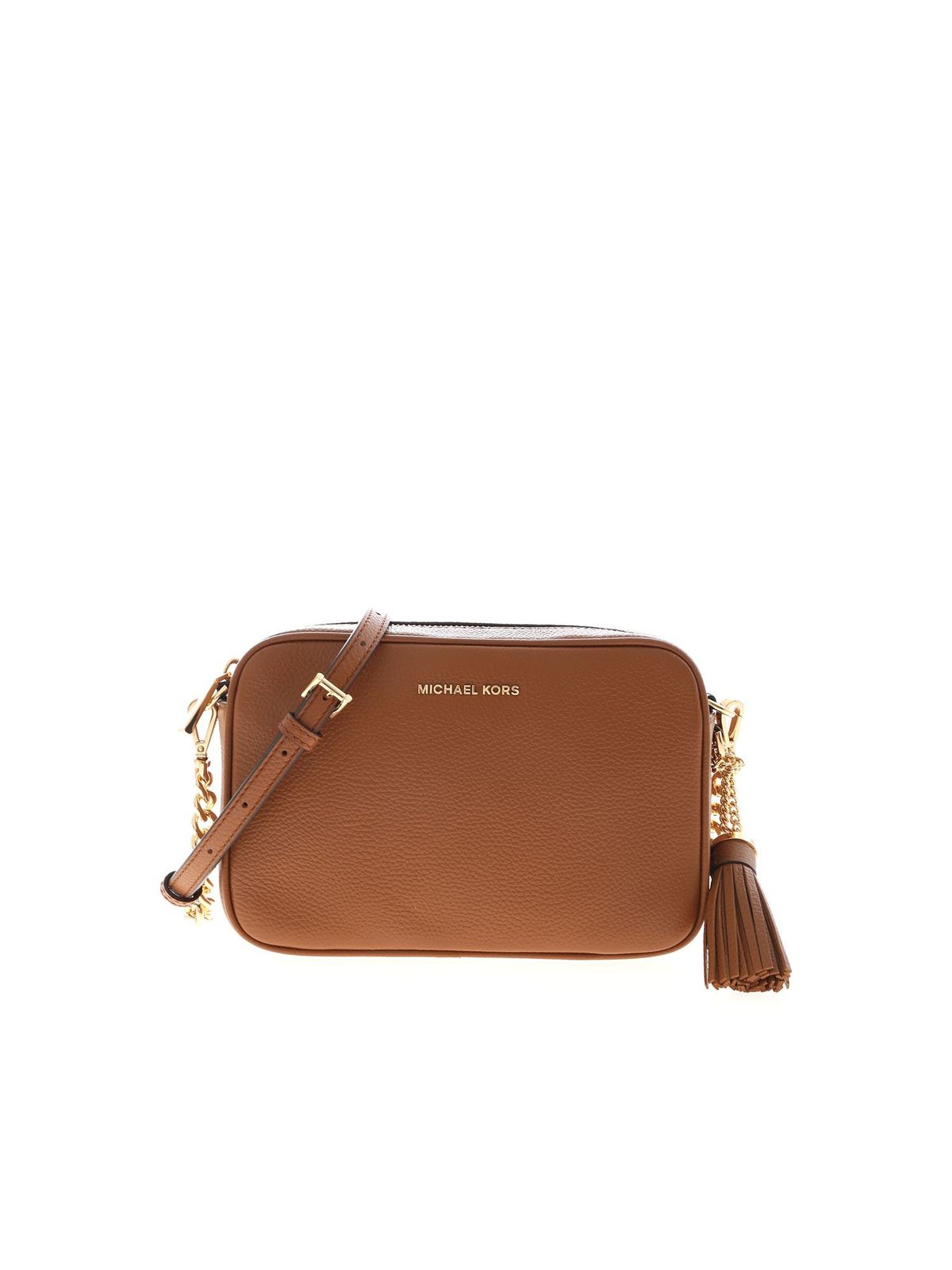 michael kors jet set shoulder bag brown