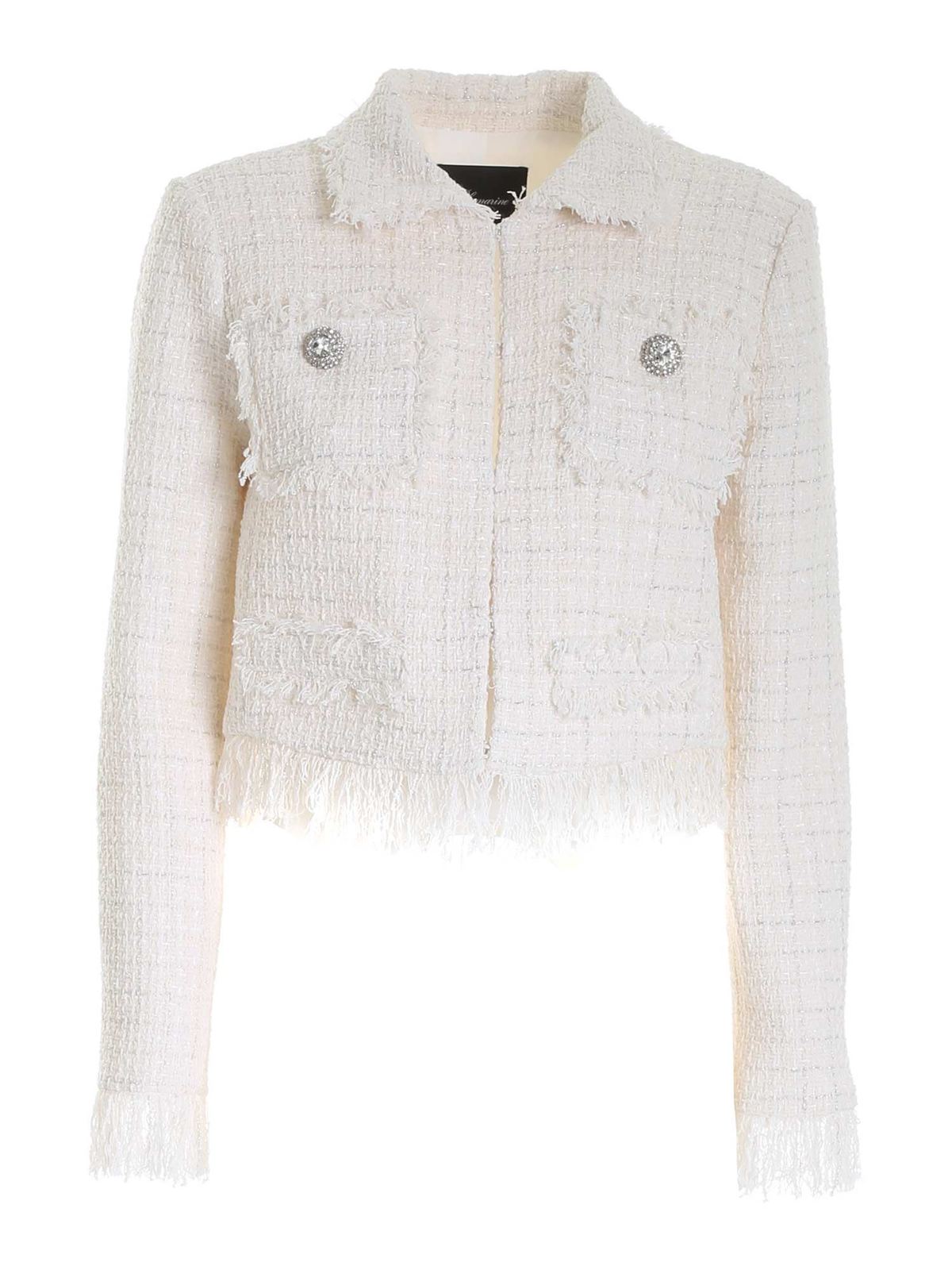 ivory boucle jacket
