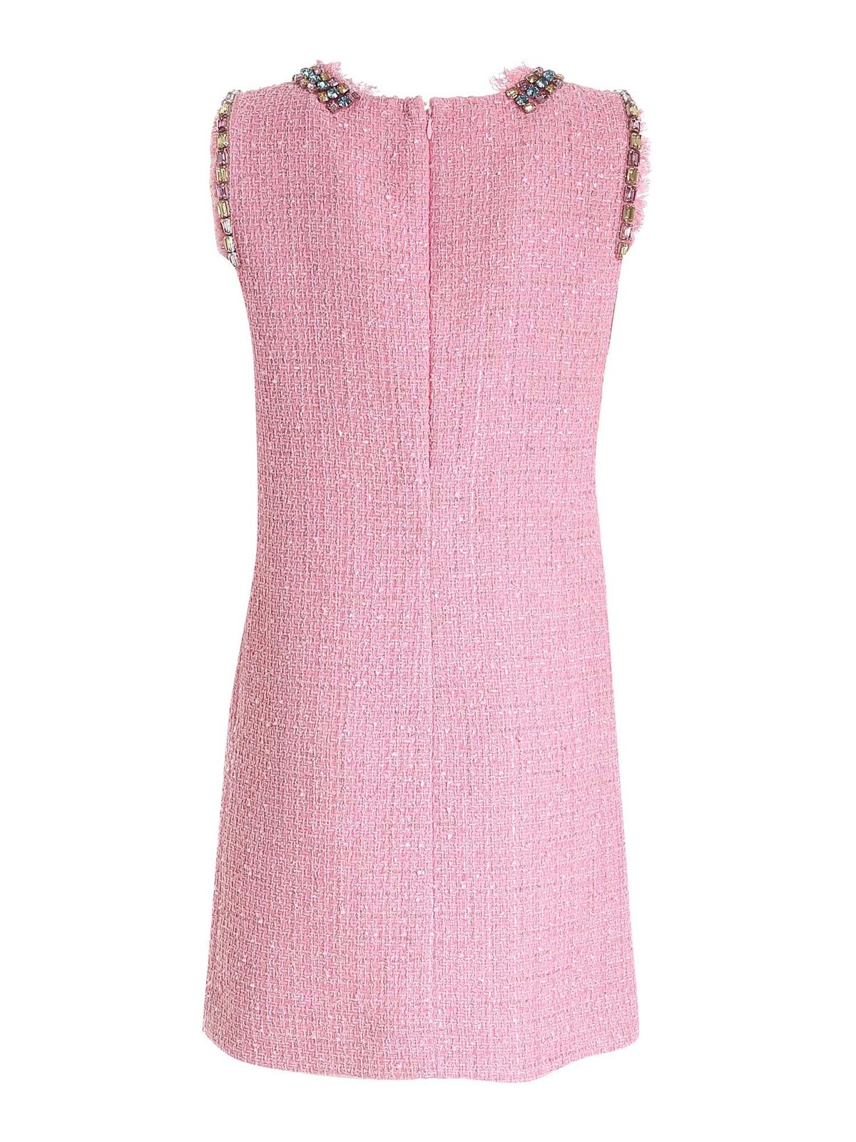 robe courte rose