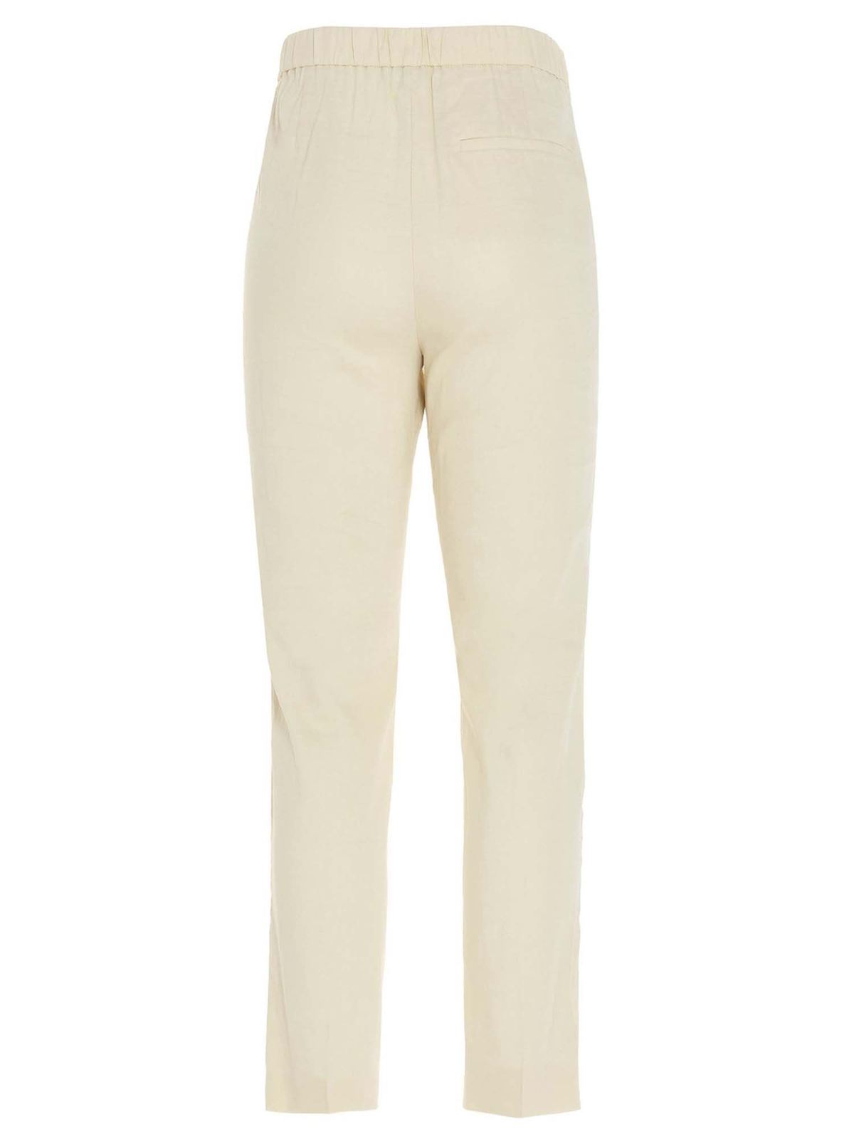 Linen trousers in Light Linen color 