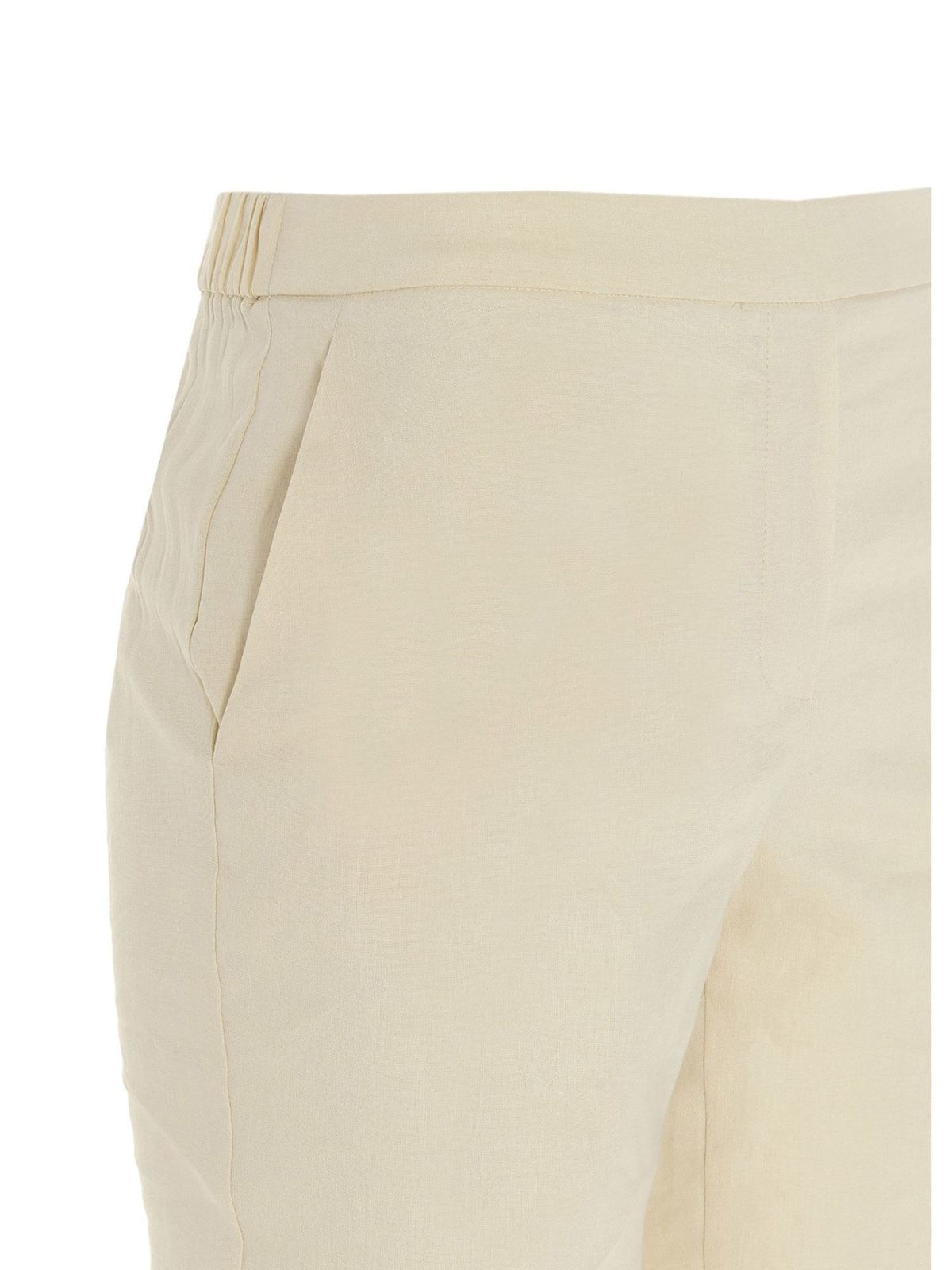 Linen trousers in Light Linen color 