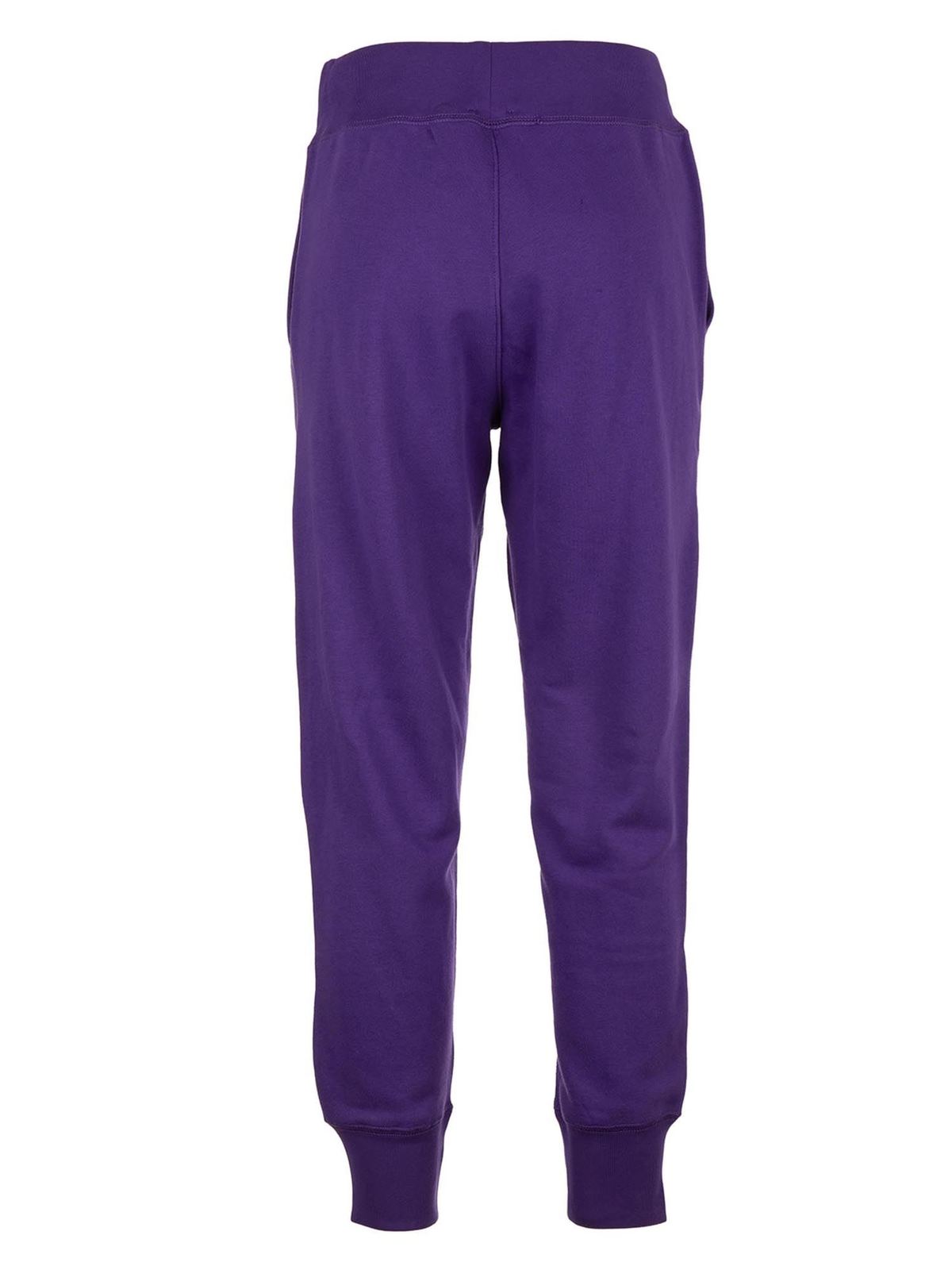 Ralph Lauren - Logo embroidery joggers in purple - tracksuit bottoms ...