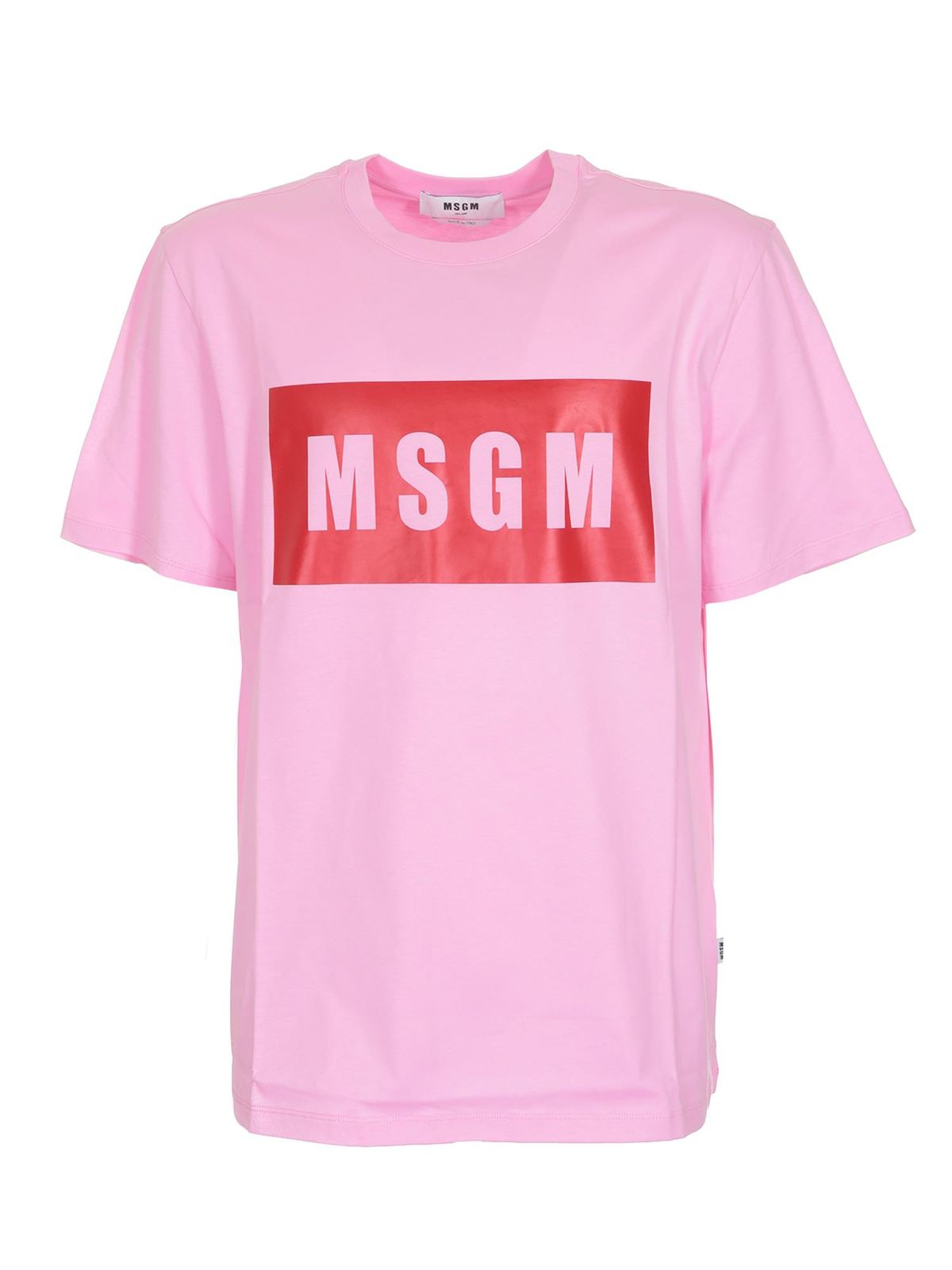 Box Logo T-shirt in pink