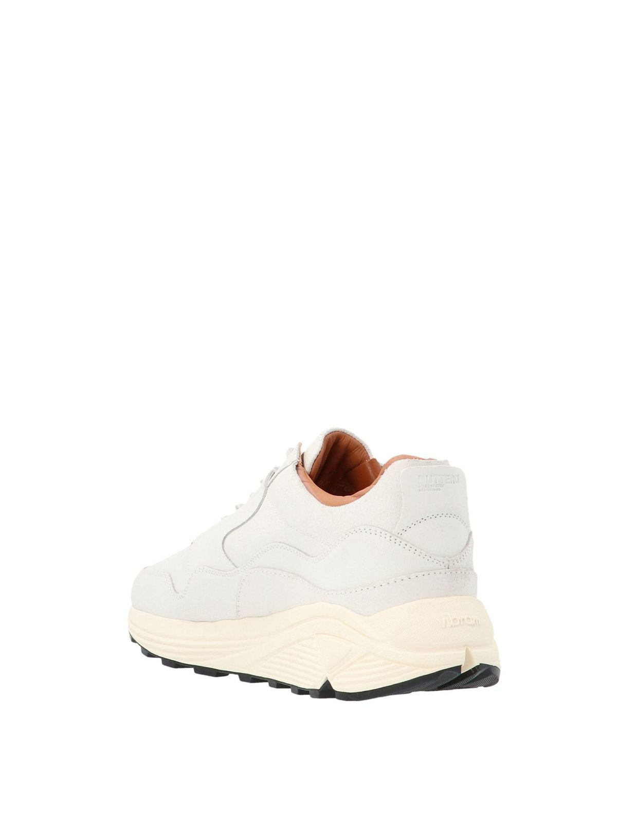 Trainers Buttero - Vinci leather sneakers in white - B7350PEBIANBIAN03