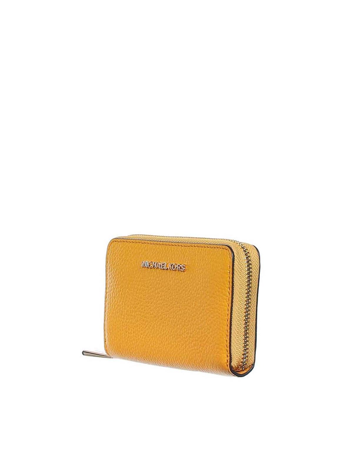 Wallets & purses Michael Kors - Jet Set small wallet in yellow -  34H9GJ6D0L746