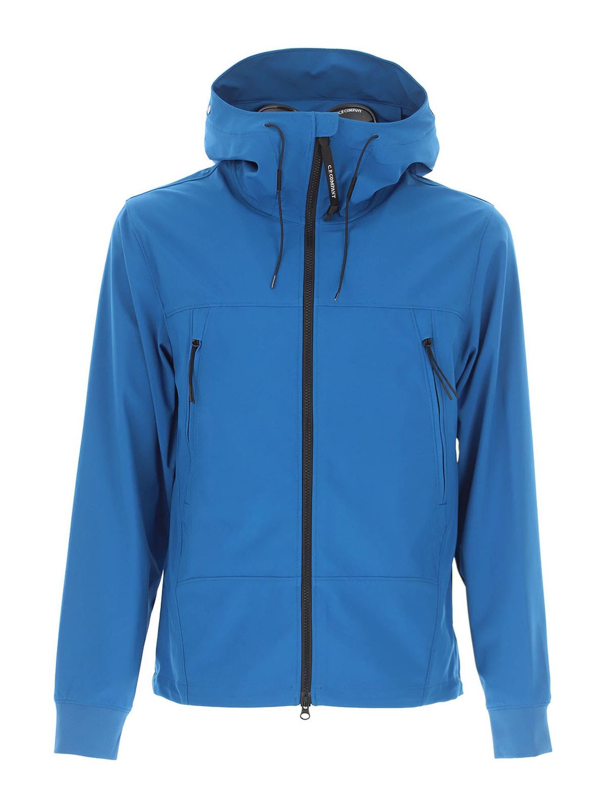 C.P. Company - C.P. Shell-R Medium Goggle jacket in blue - casual ...