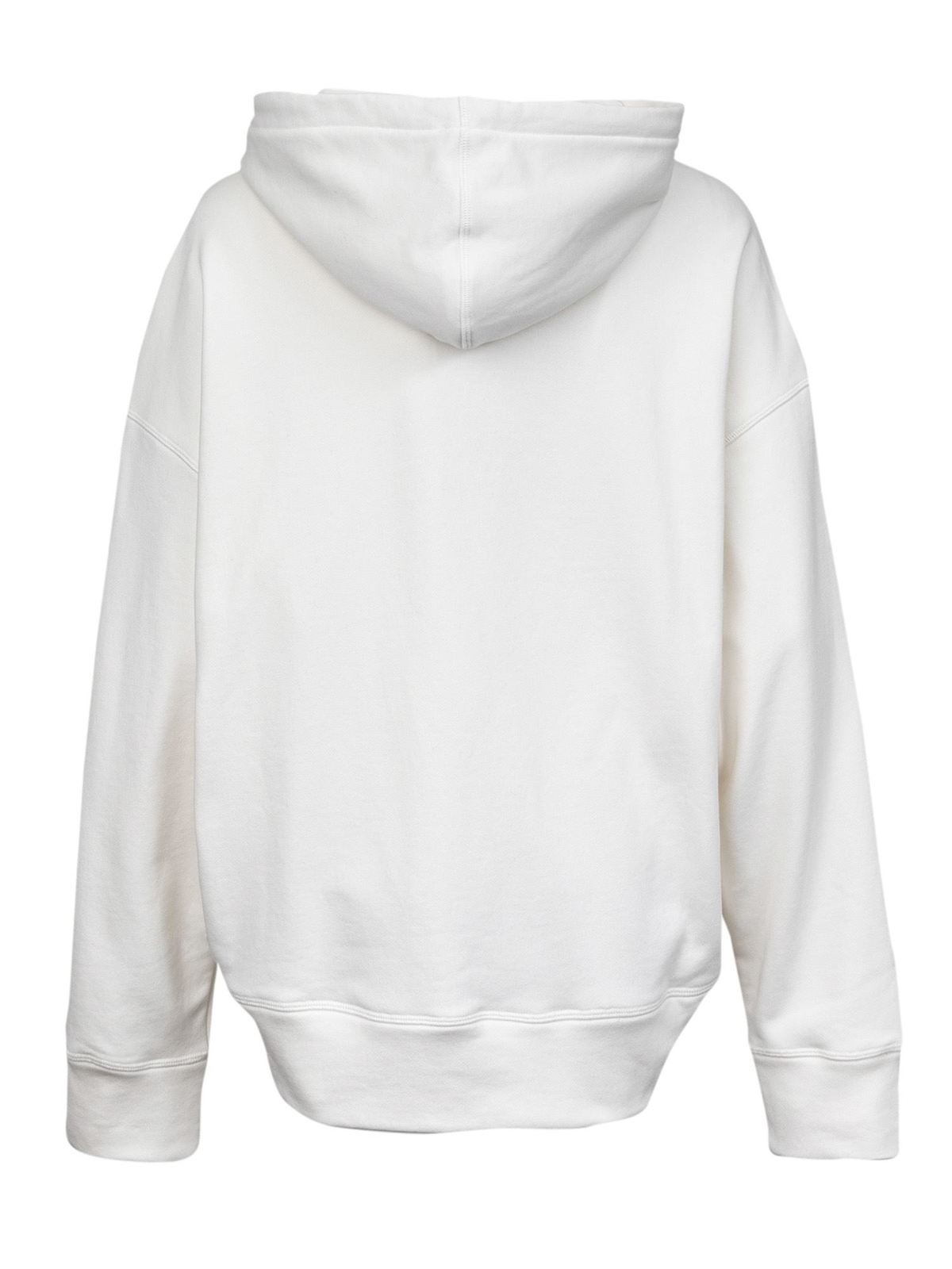 Logo hoodie in white