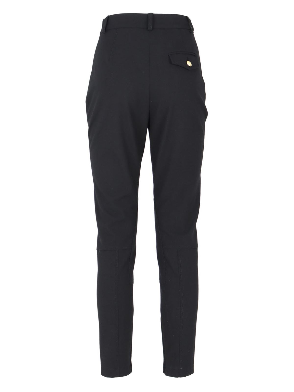 Pantaloni casual Moschino Boutique - Pantalone con tasche laterali nero -  03116114555