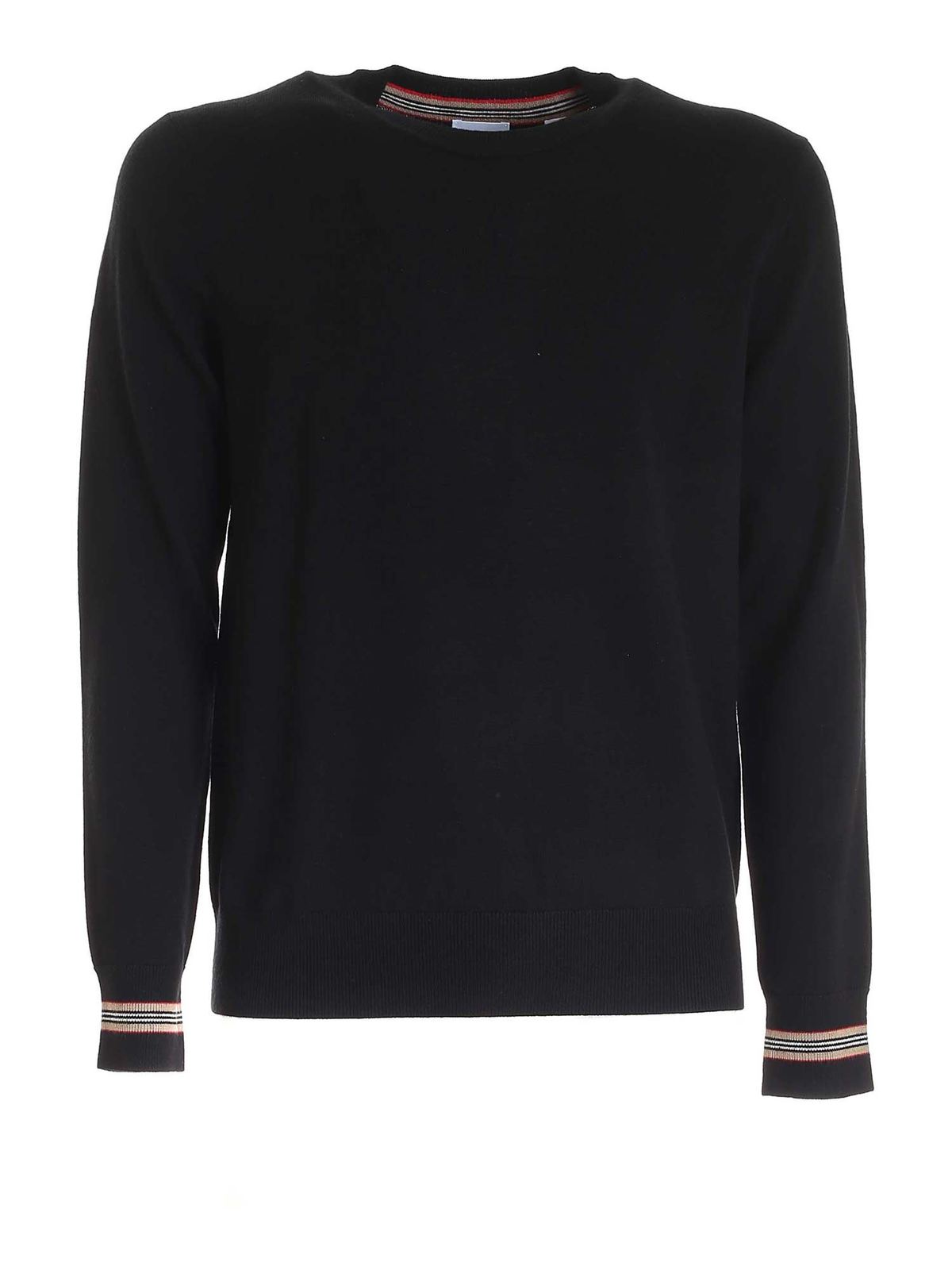 Crew necks Burberry - Manzoni sweater in black - 8033201 | iKRIX.com