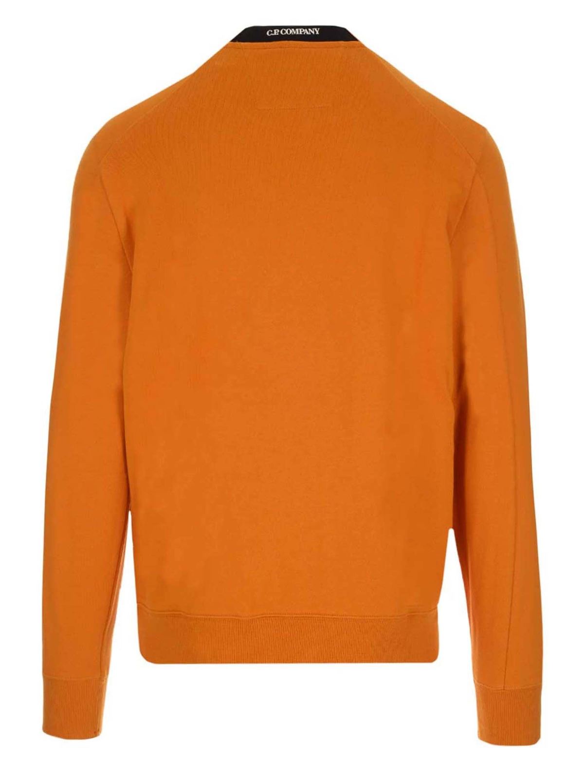 orange cp company jumper