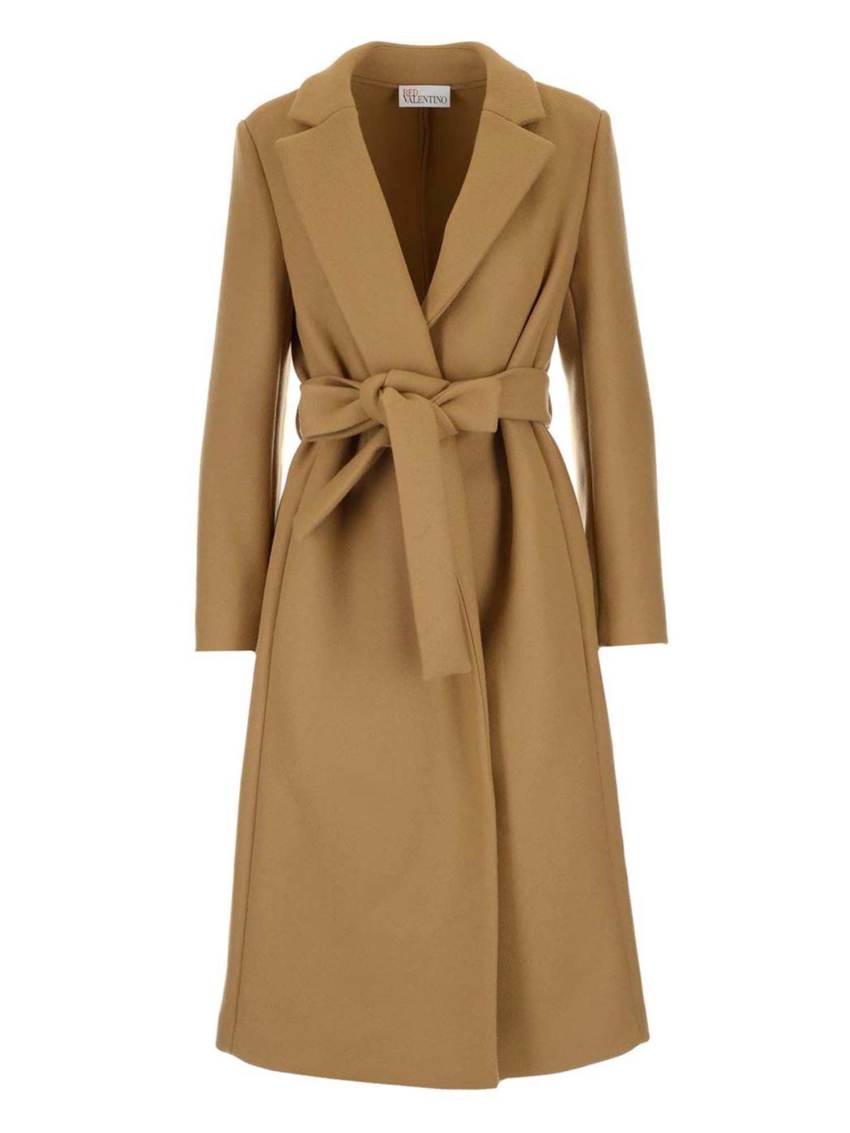 camel colored wool coat