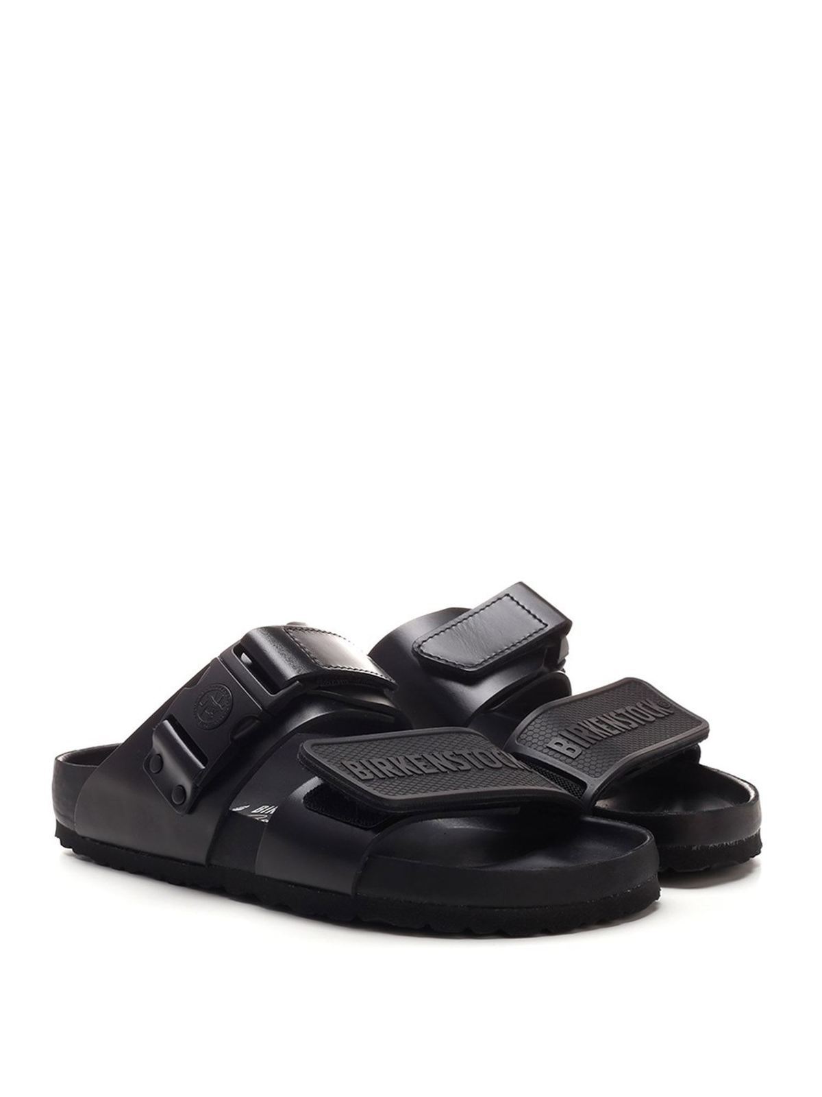 Sandals Rick Owens Hun - Rotterdam sandals in black - BM21S68102085709
