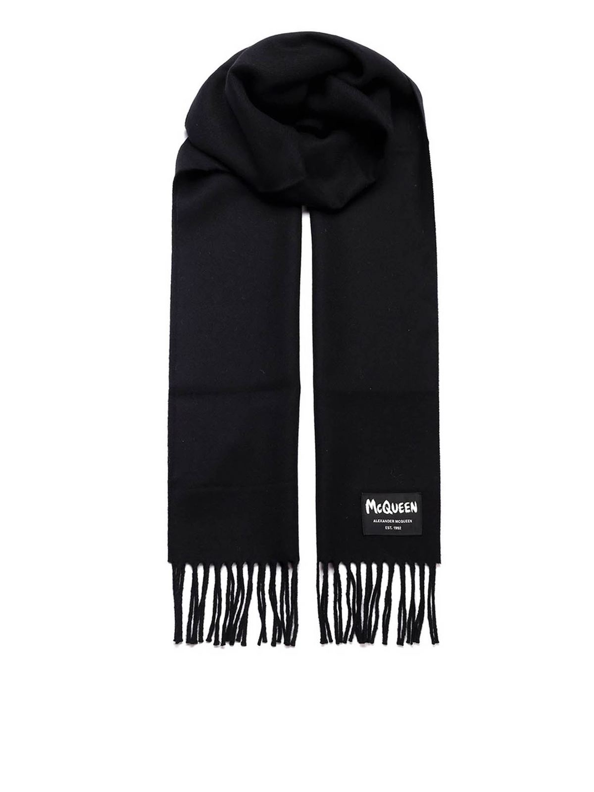 all black scarf