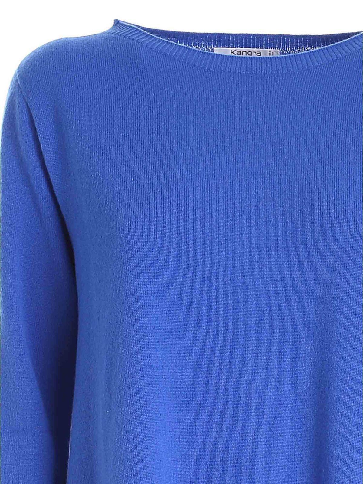 electric blue cashmere jumper